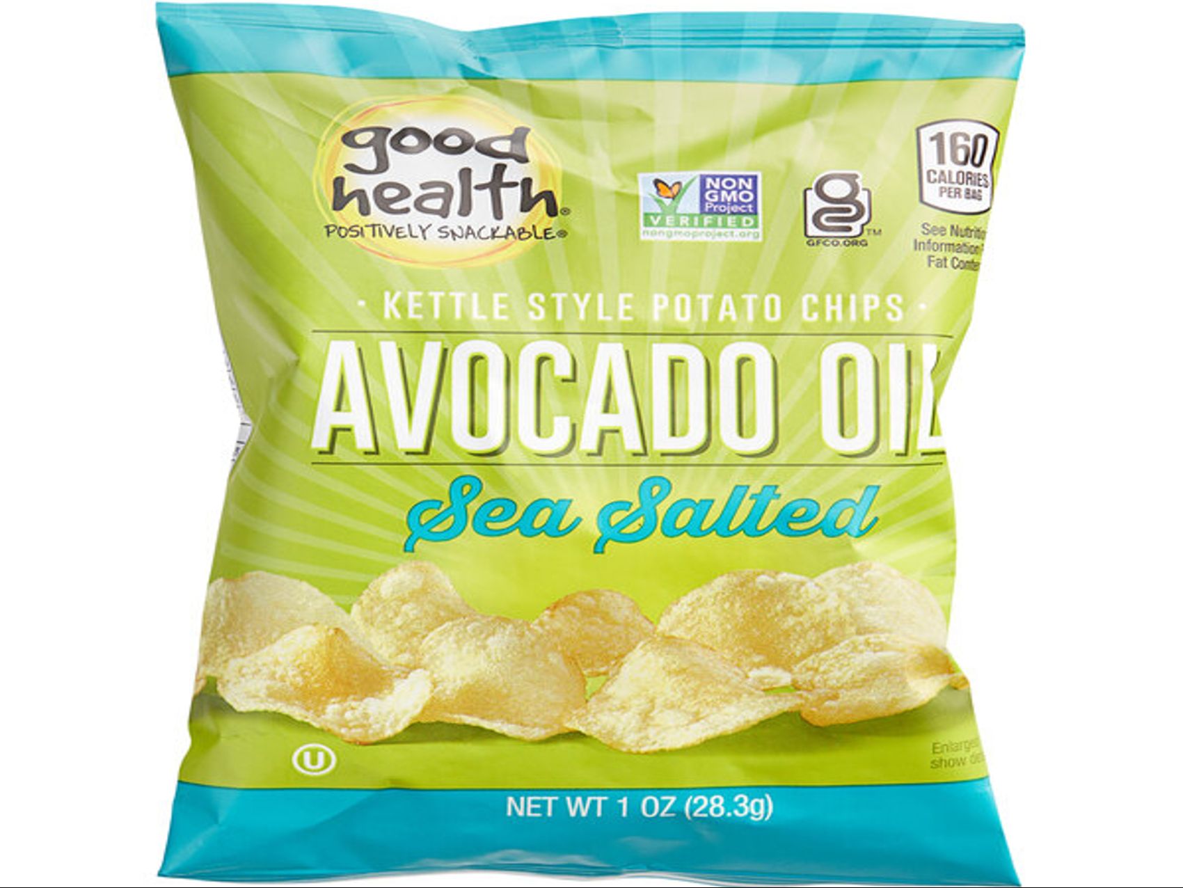 Sea Salt Kettle Chips.