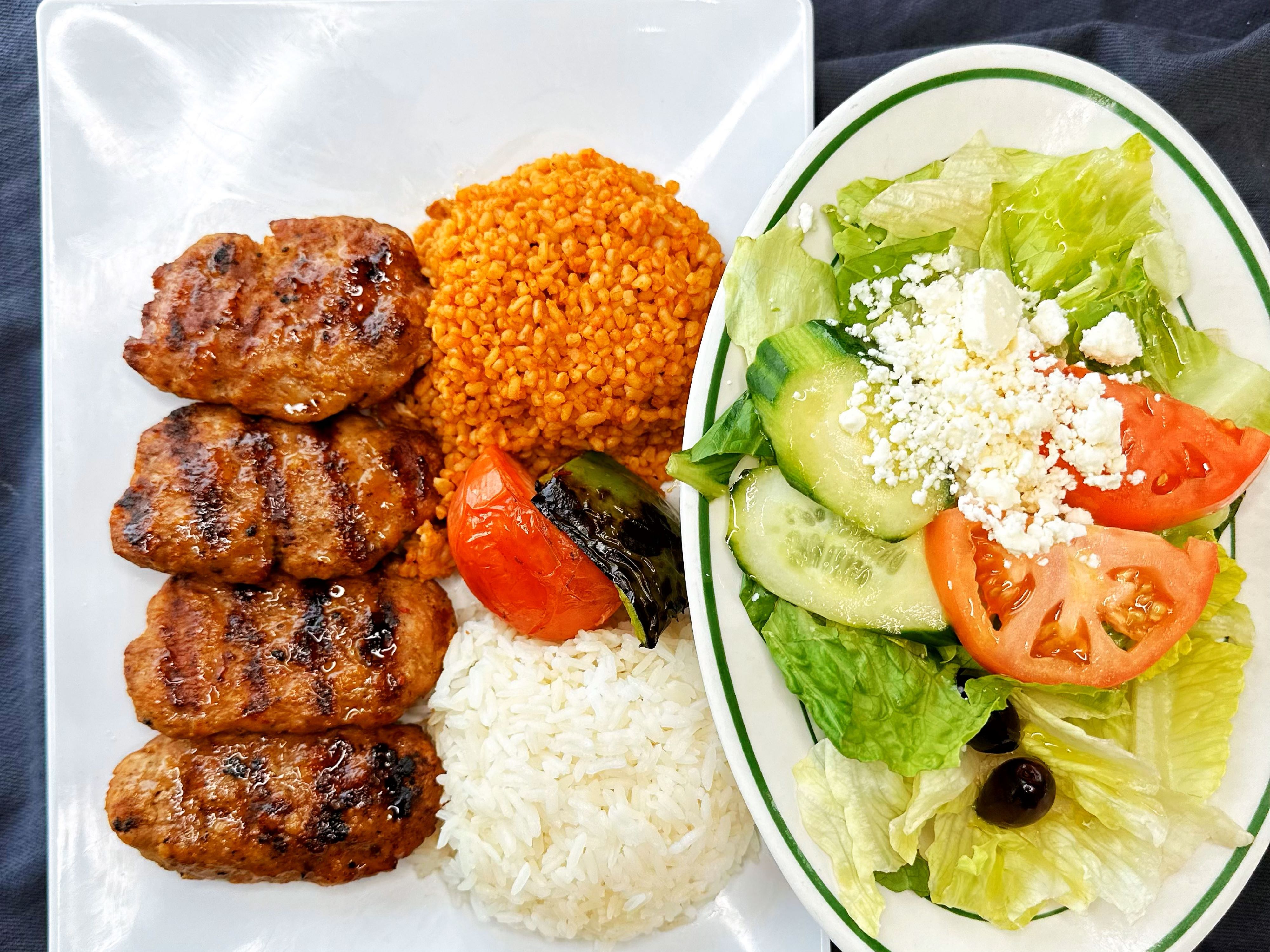 Chicken Kofte Dinner.