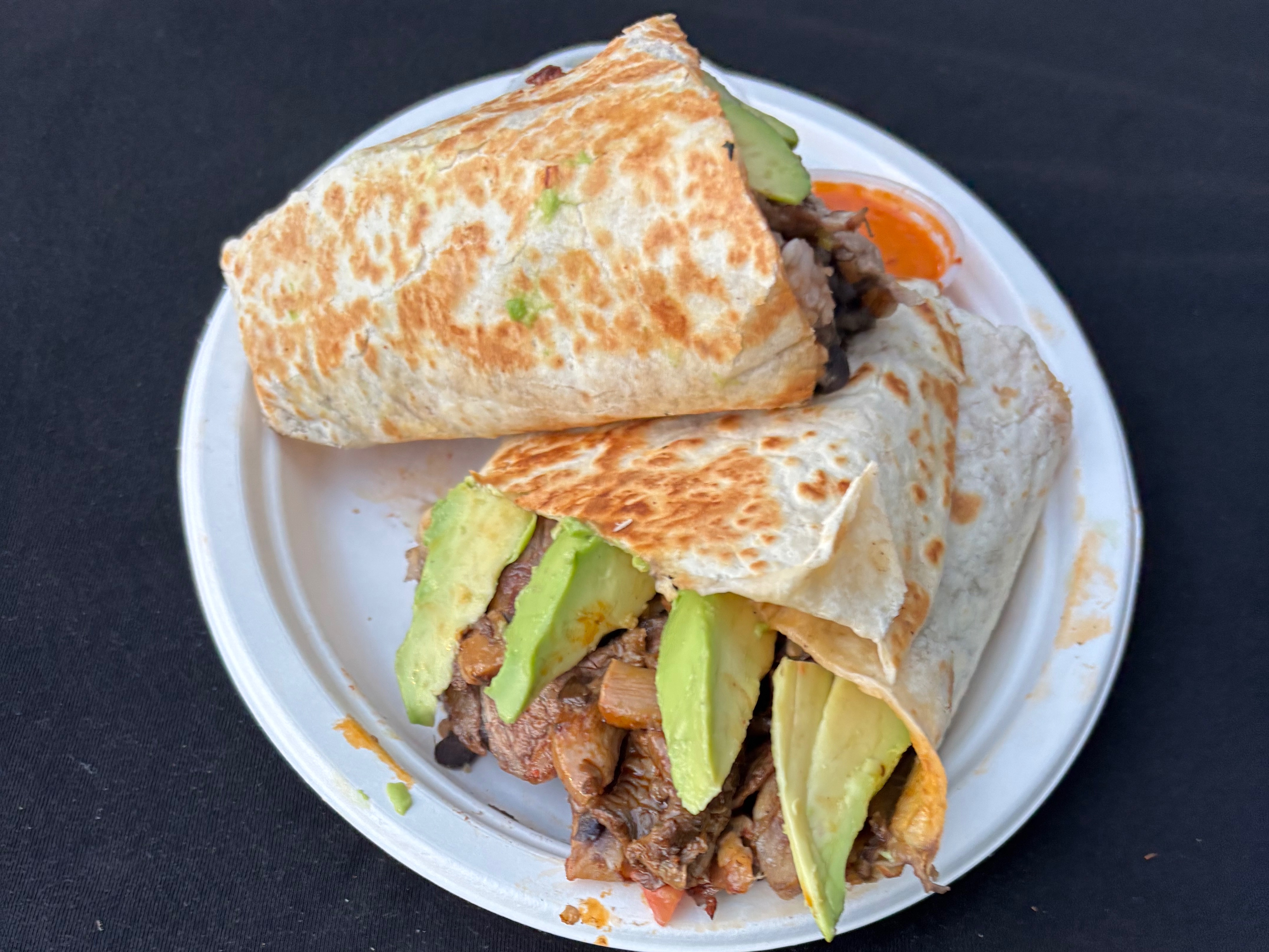 Ribeye & Mushroom Burrito.