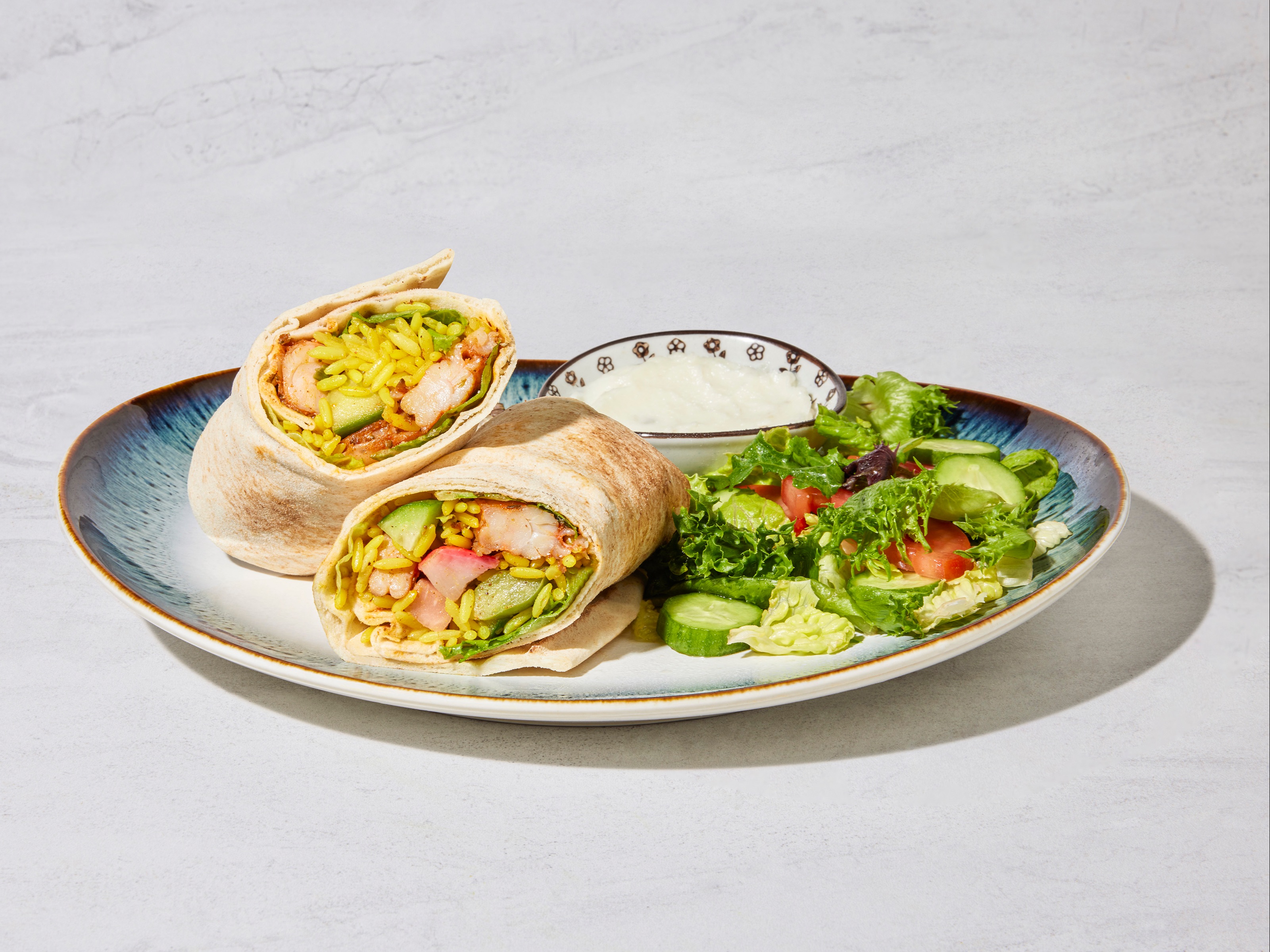 Spicy Shrimp Wrap