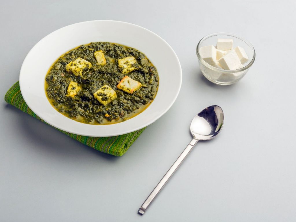 Saag Paneer.