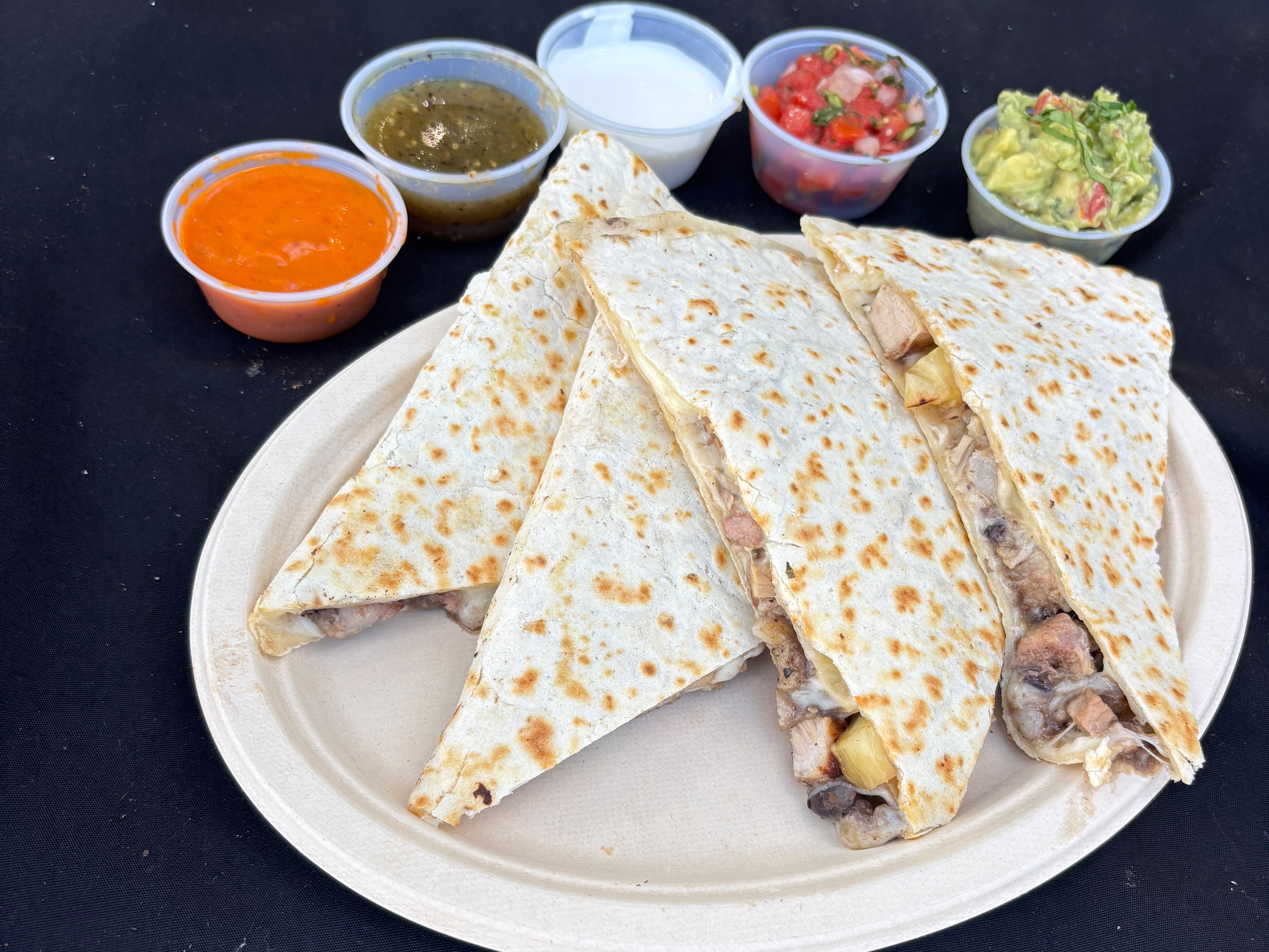 Pork Belly Quesadilla.