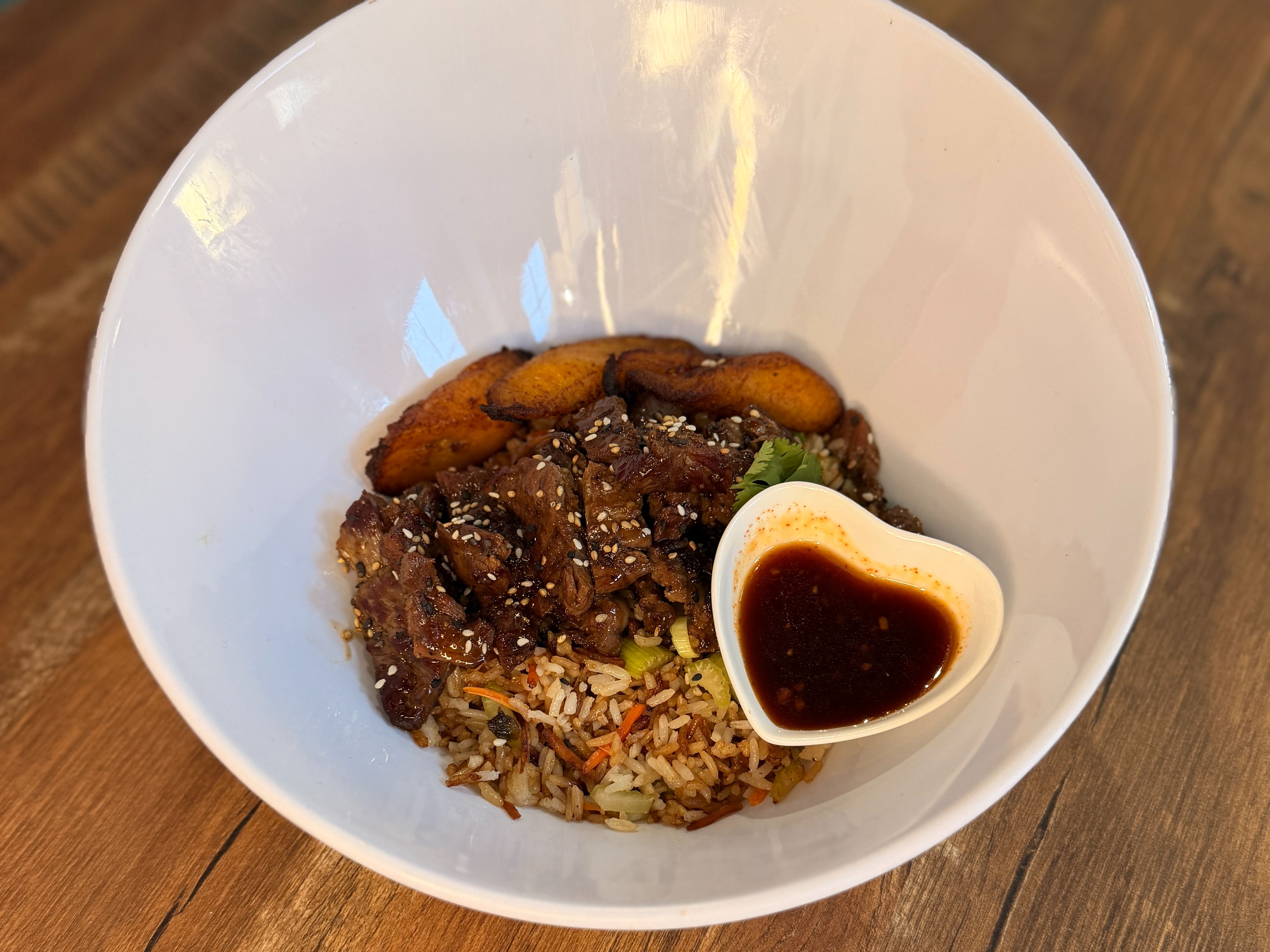 Korean BBQ Rice Bowl.