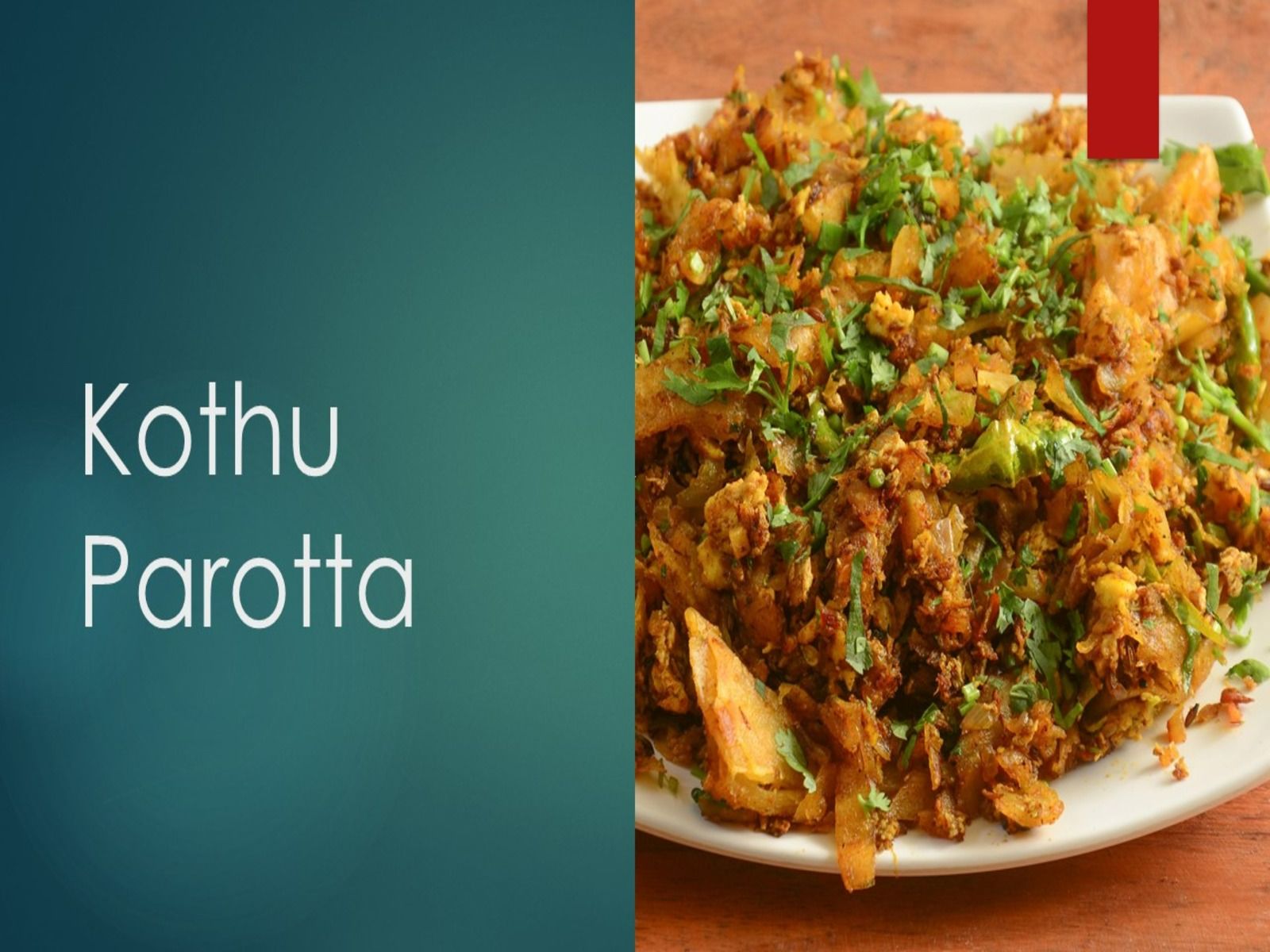 Chicken Kothu Parotta