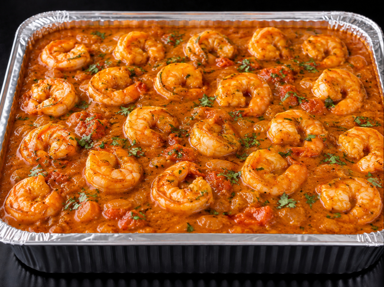 Exotic Shrimp Curry Tray.