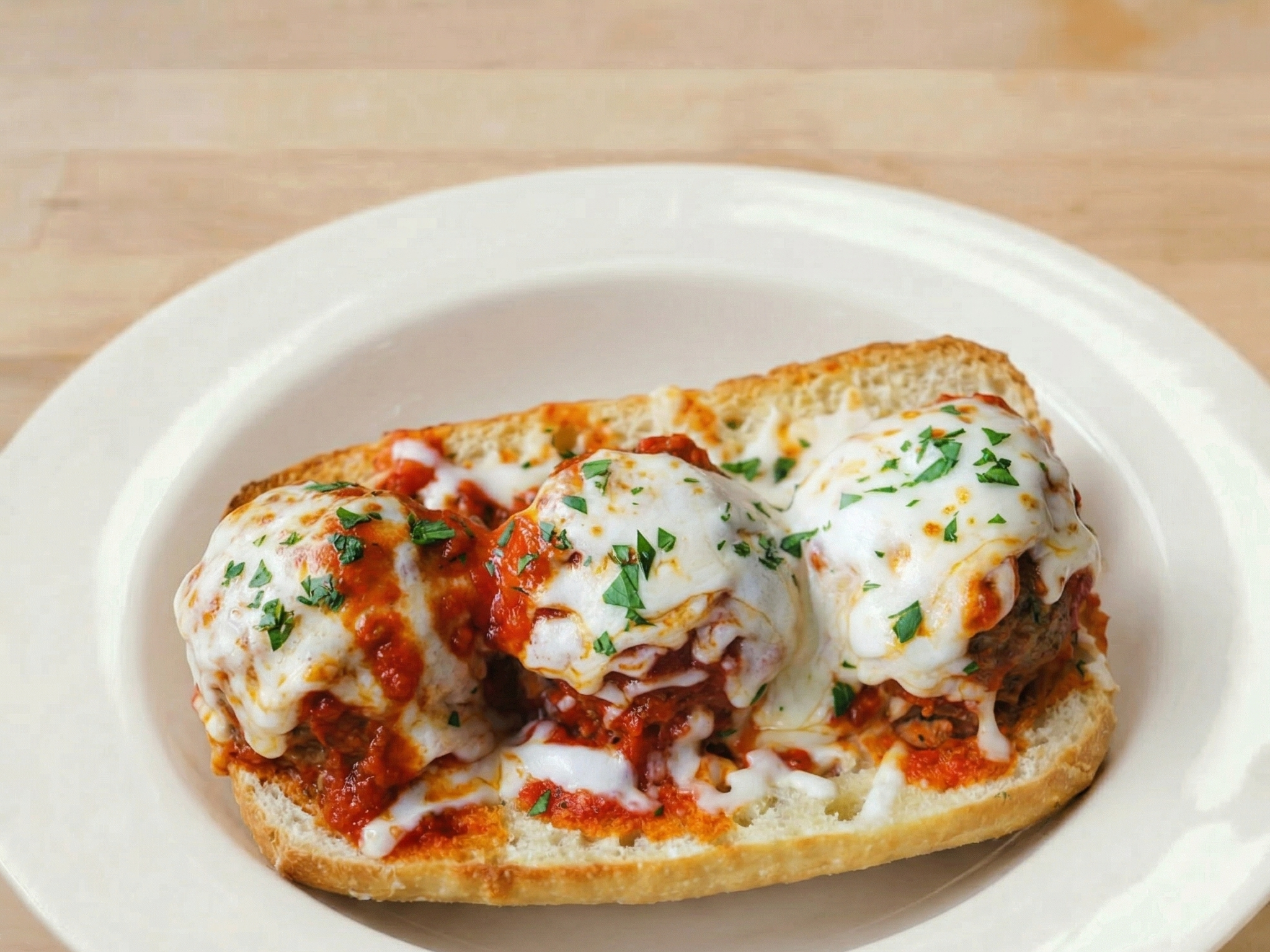Homemade Meatball Sandwich