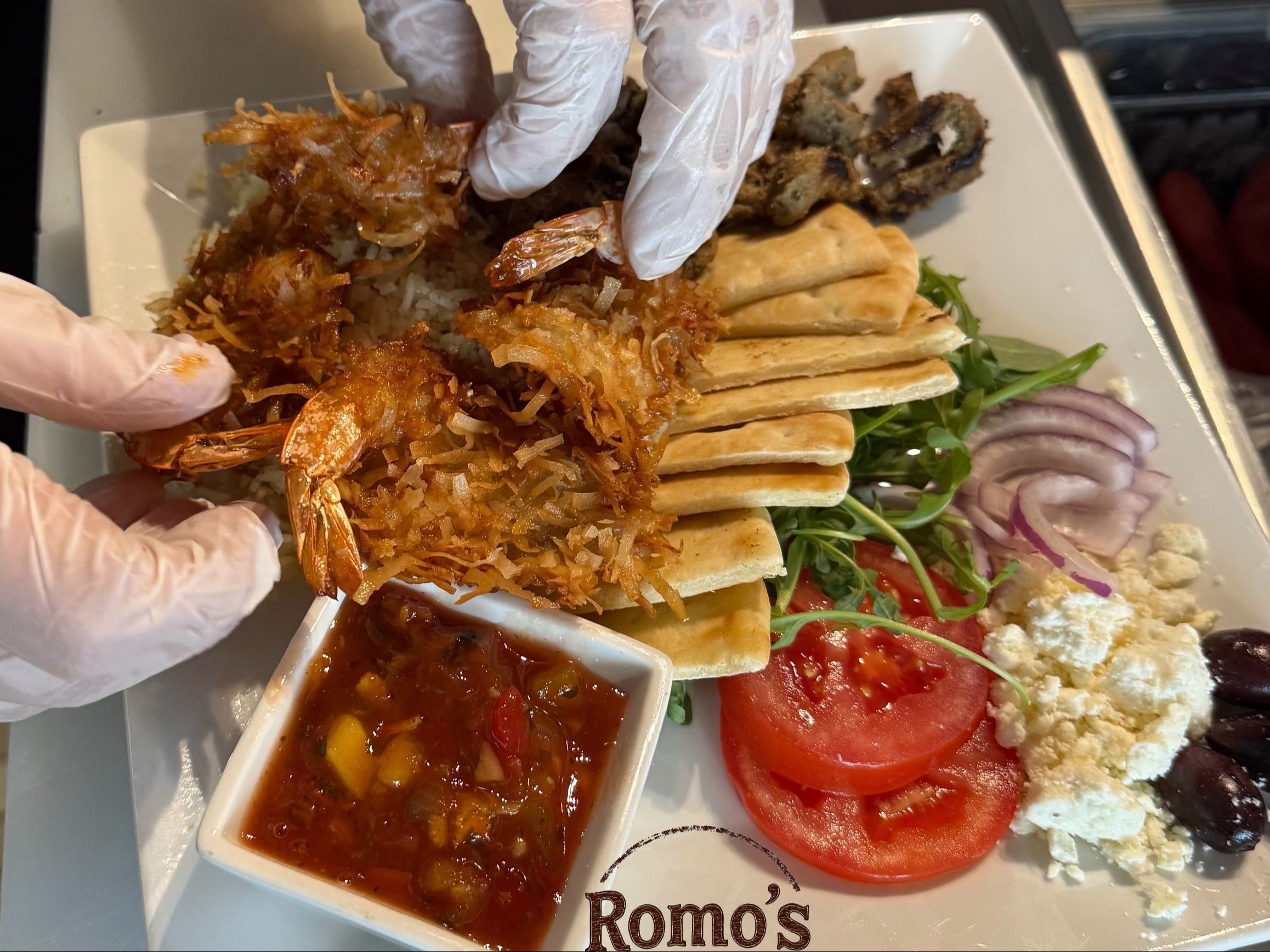 Coconut Shrimp & Mango Sauce