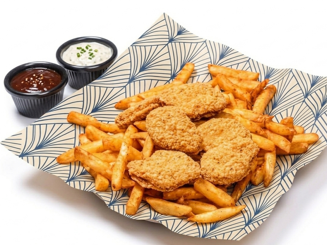 Chicken Nuggets W fries.
