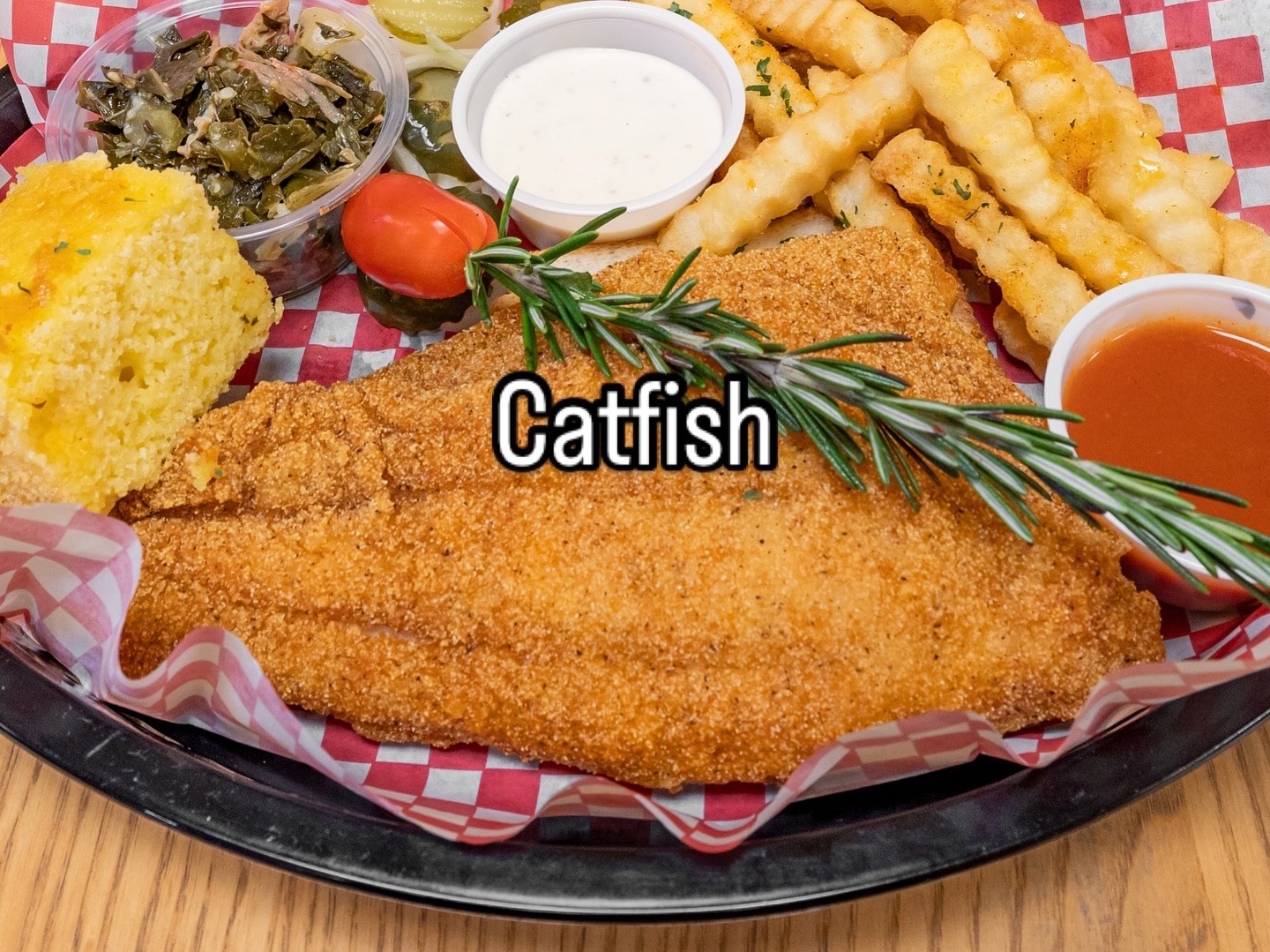 2 pc Fried Catfish