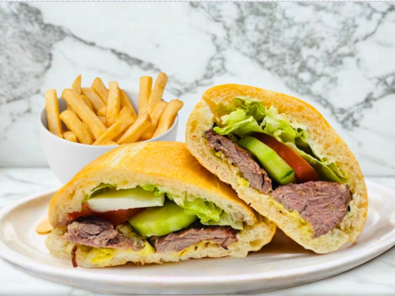 Torta de Carne Asada con Papas.