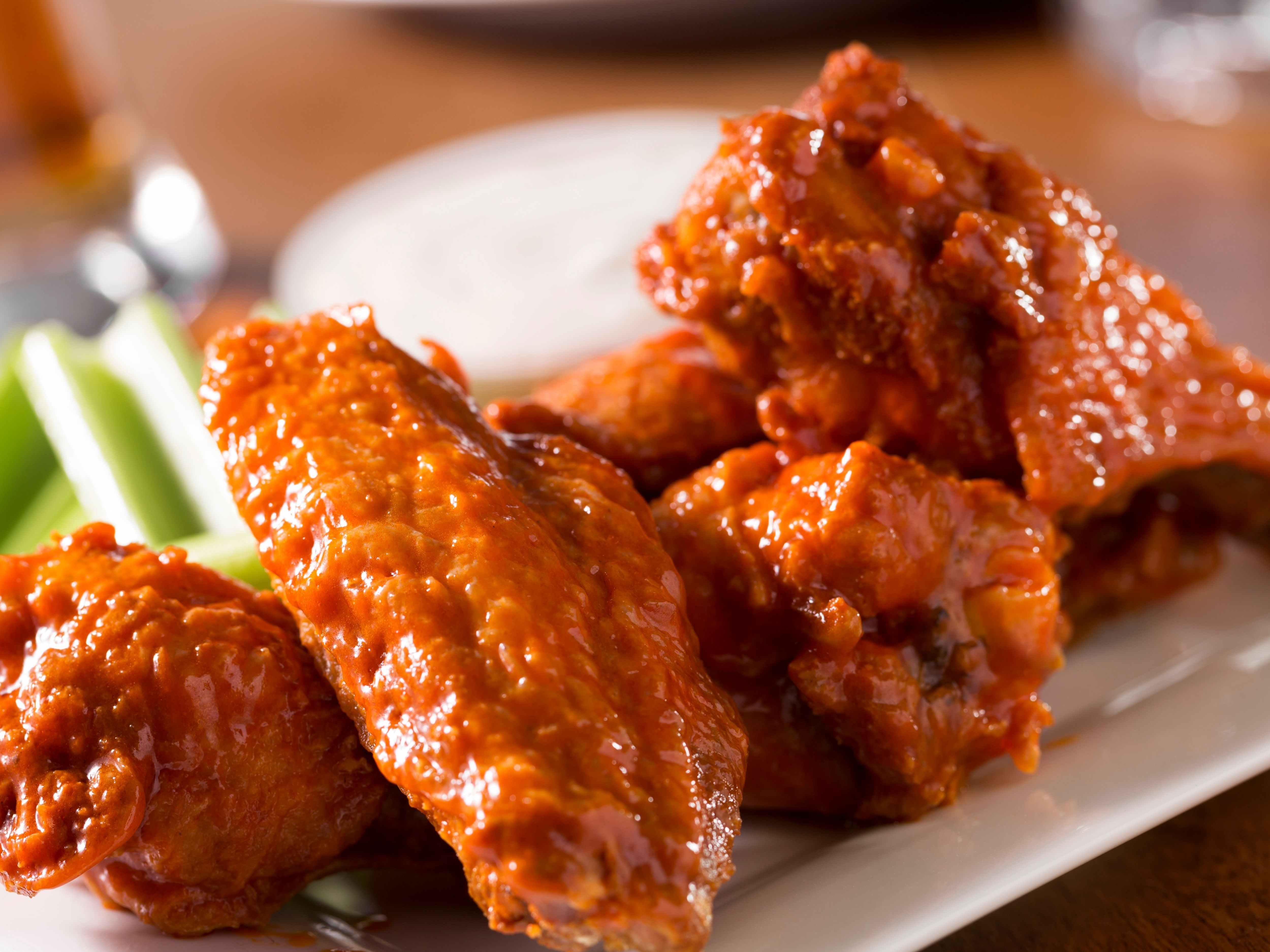 Homemade Spicy Chicken Wings.