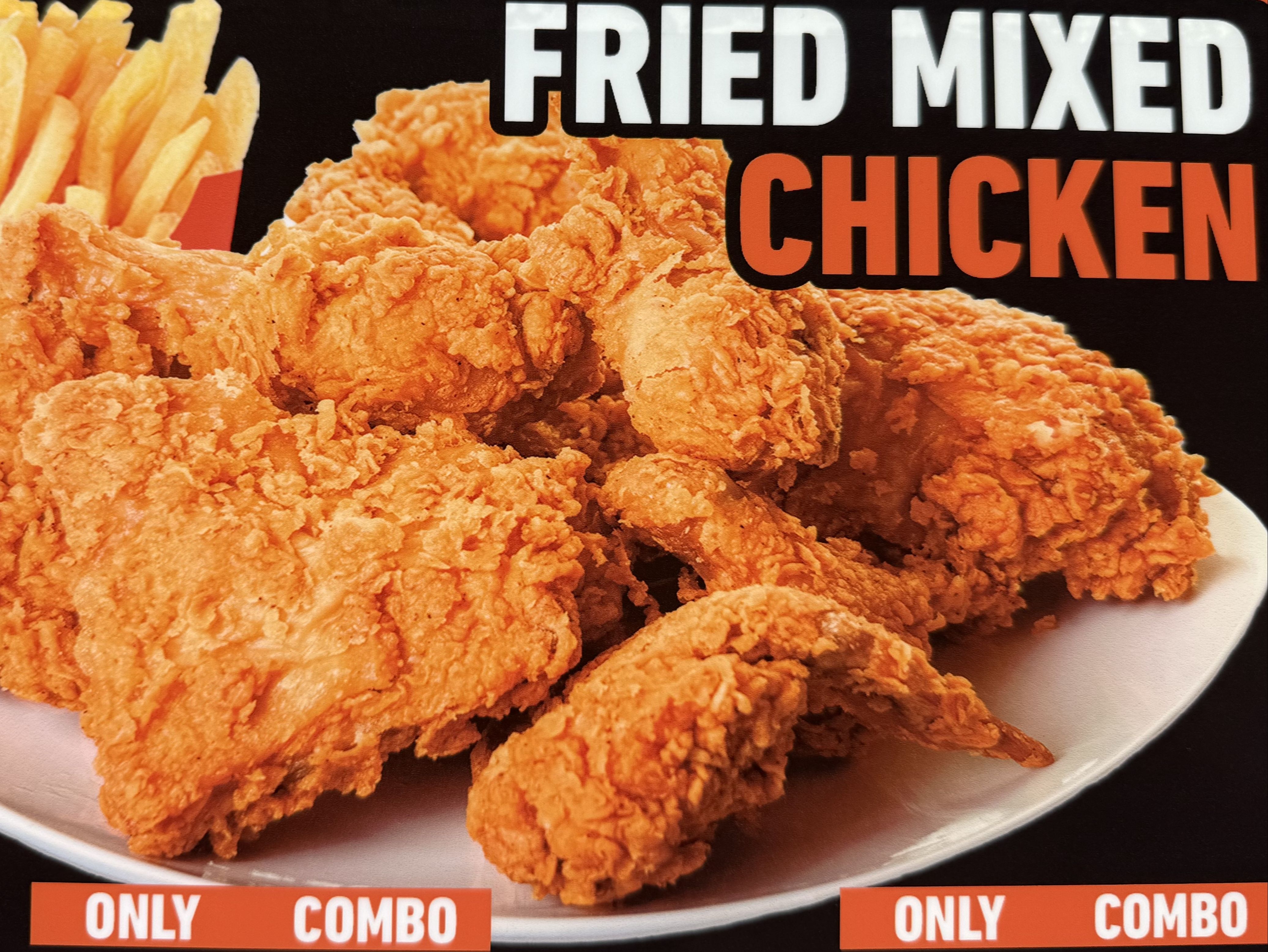12pcs Mix Chicken Only.