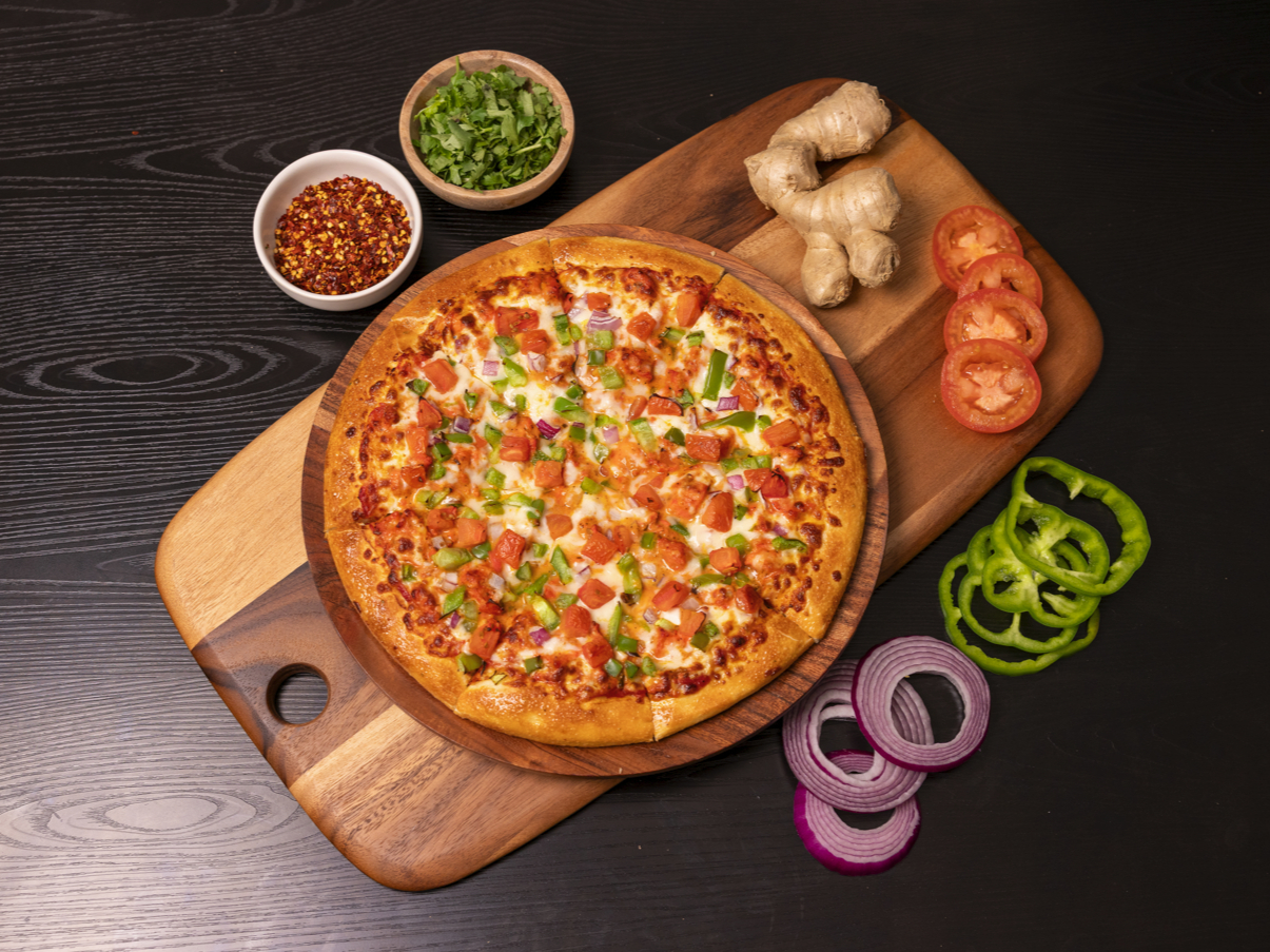 Butter Chicken Pizza