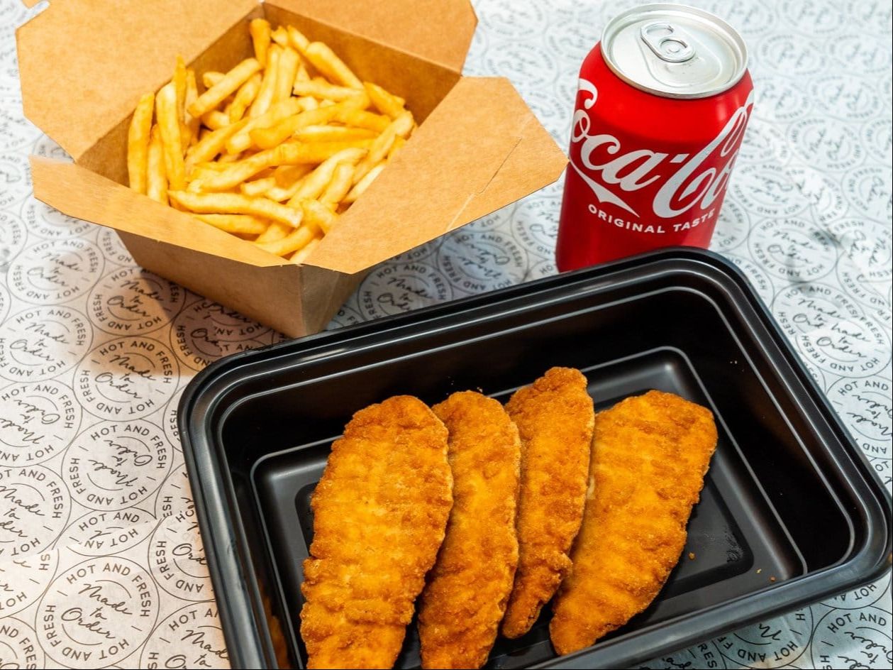 Chicken Tenders Combo (4 Pcs.).