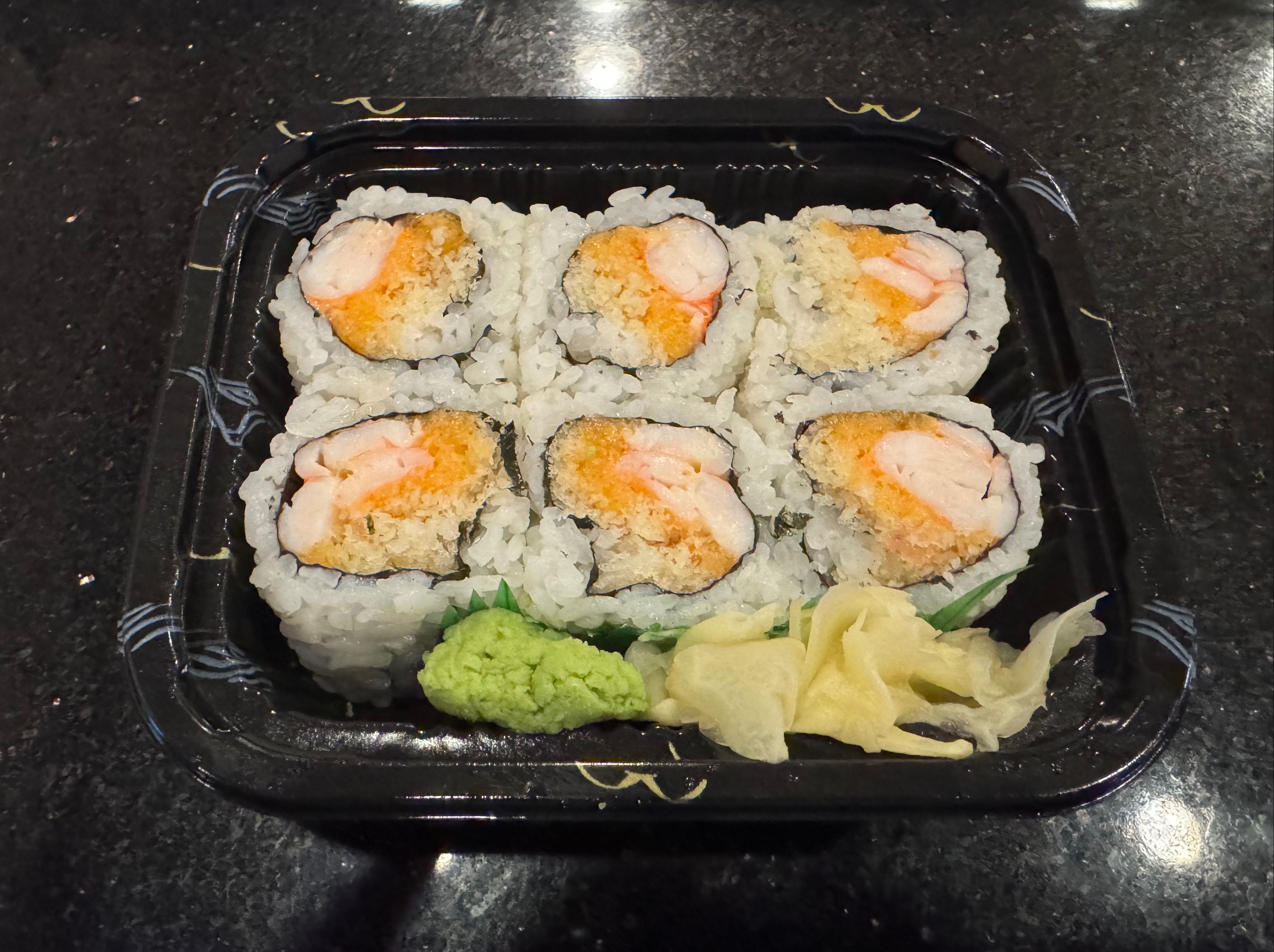 Spicy Shrimp Crunch Roll.