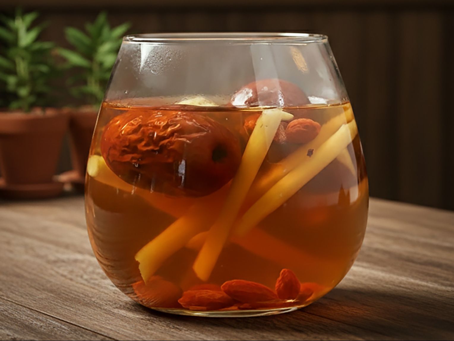 GINGER HERBAL TEA.