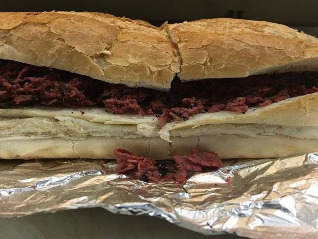 Hot Pastrami Sub.