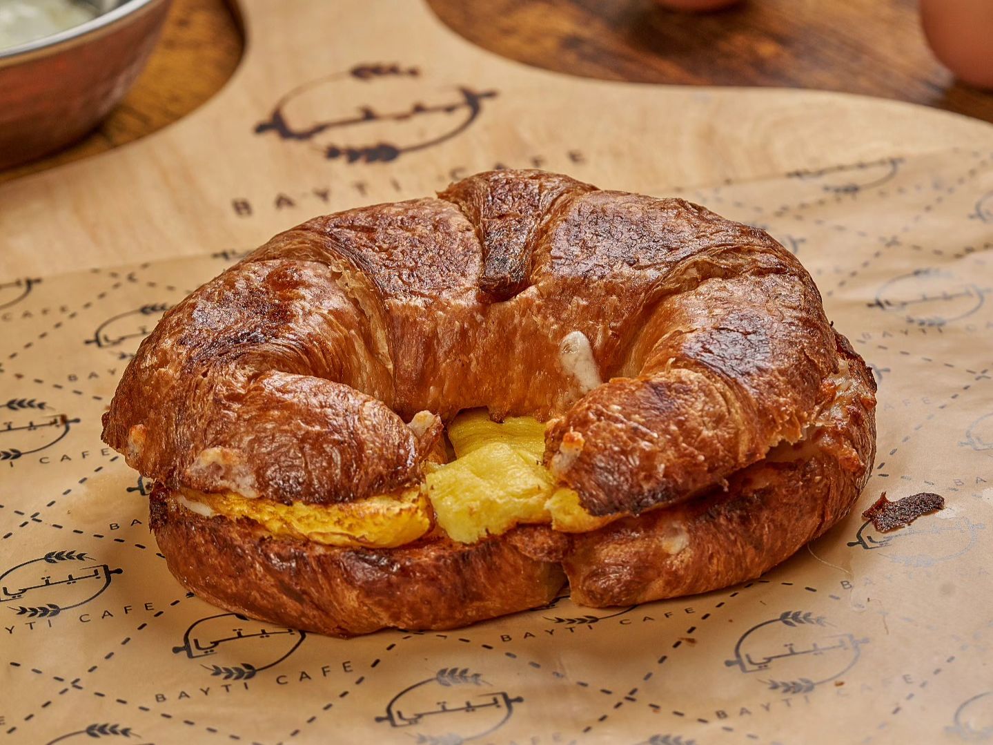 Eggs & Cheese Croissant.