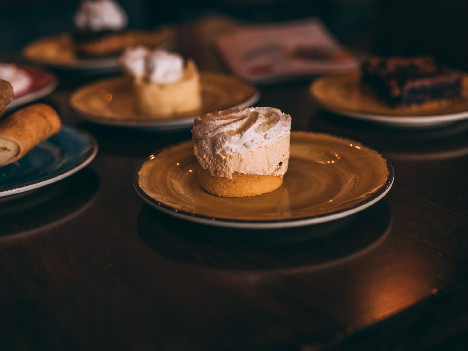 Lemon Cream Layer Cake.