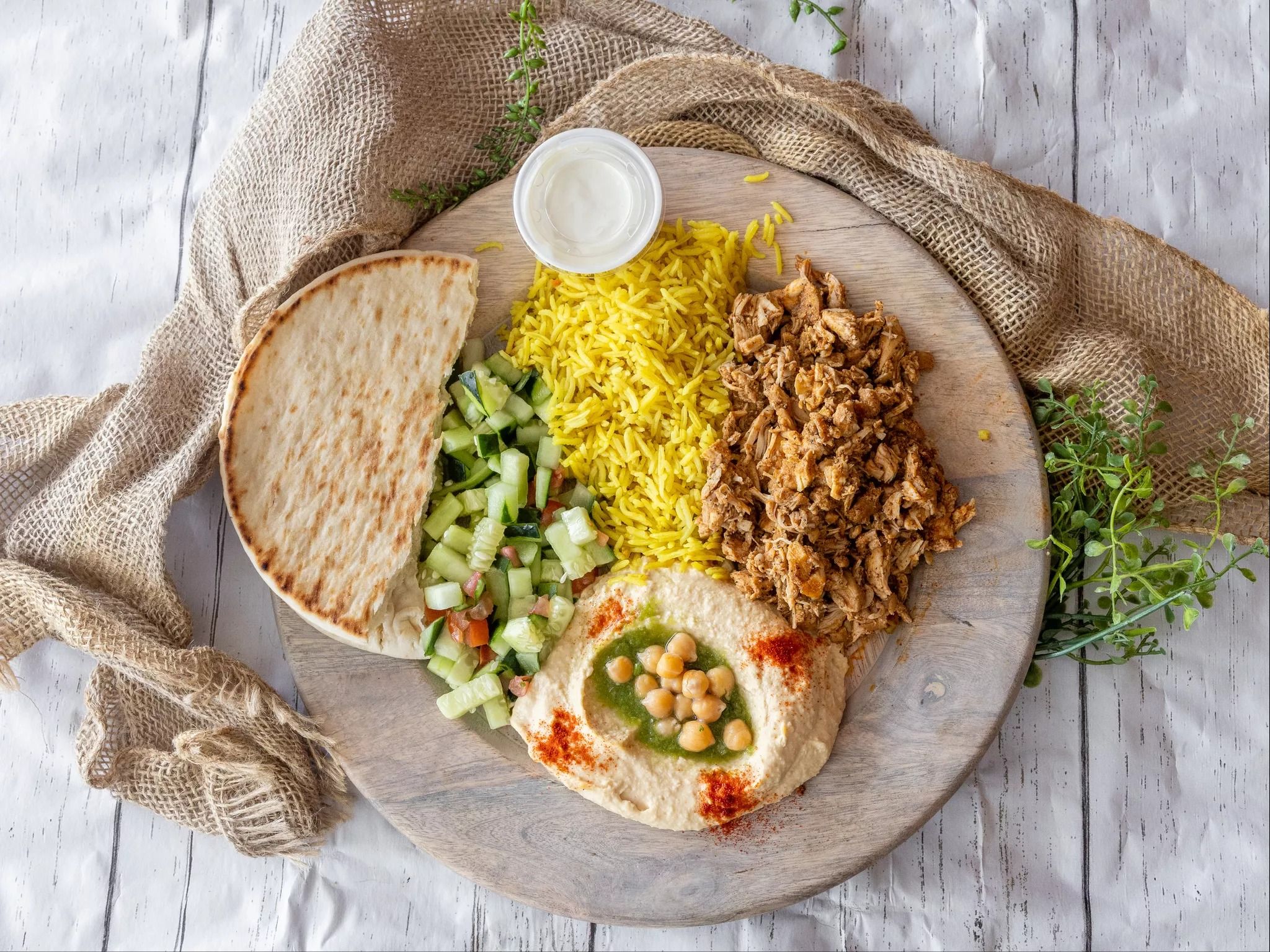 Shawarma-Chicken Plate