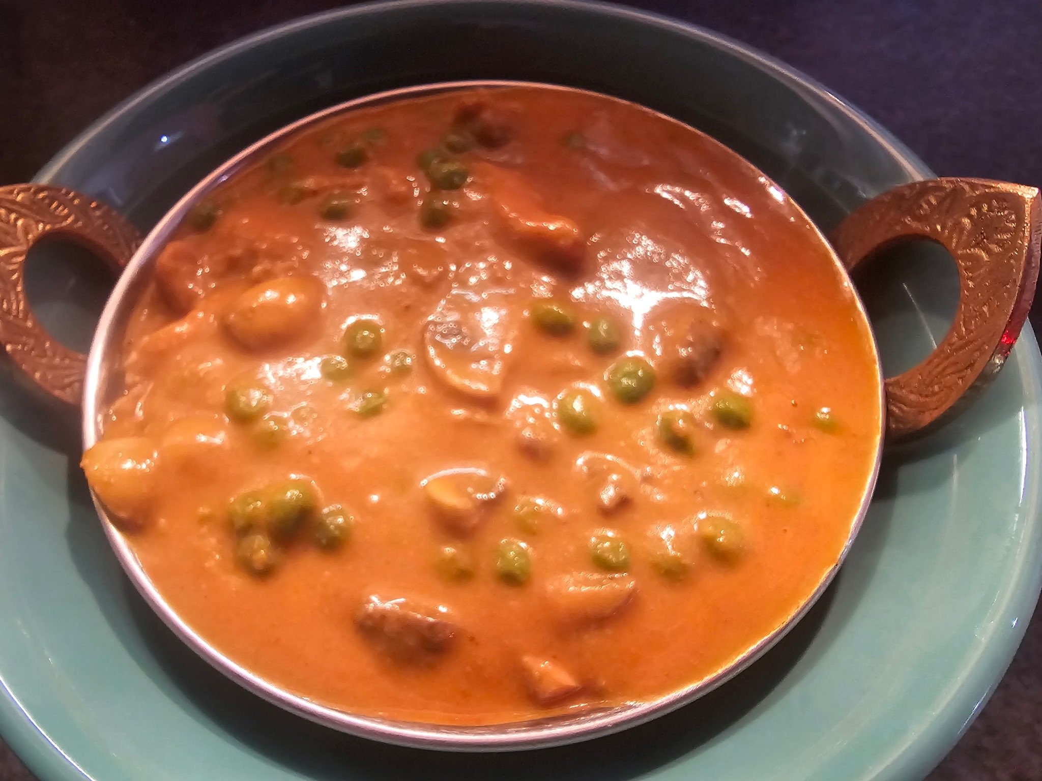 Matar Paneer.