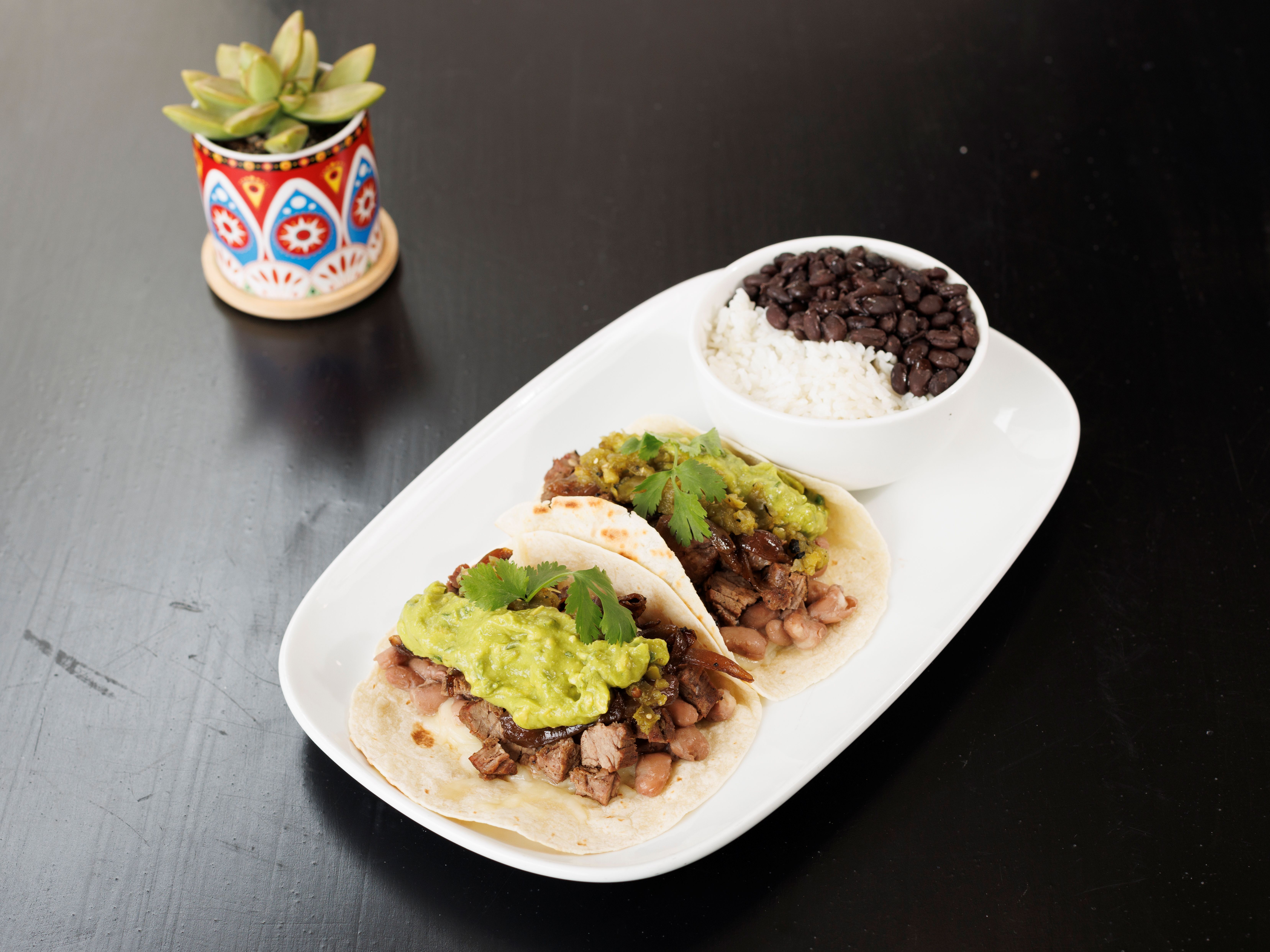 Rosarito Steak Tacos.