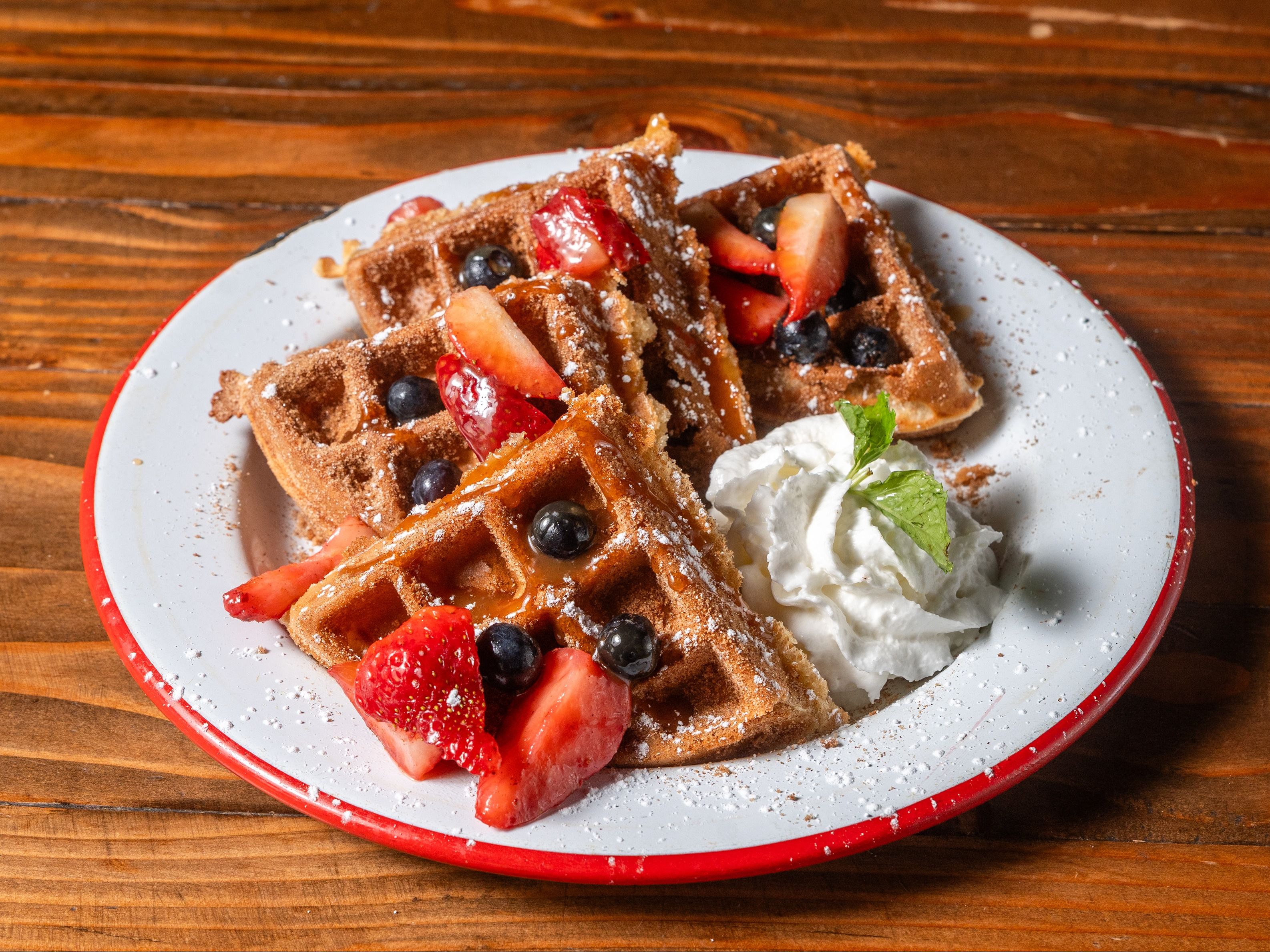 Churro Waffle.