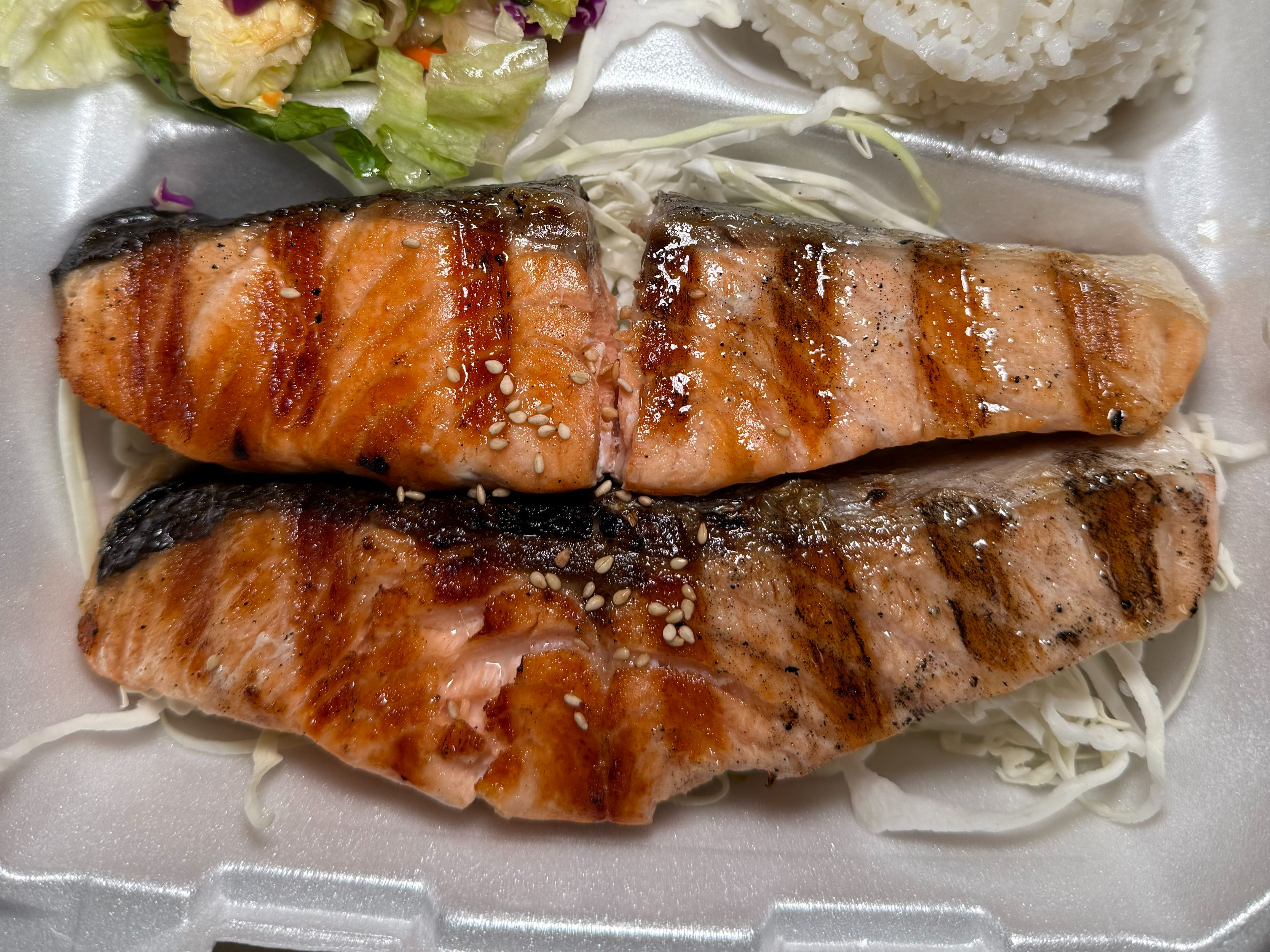 SALMON TERIYAKI PLATE.