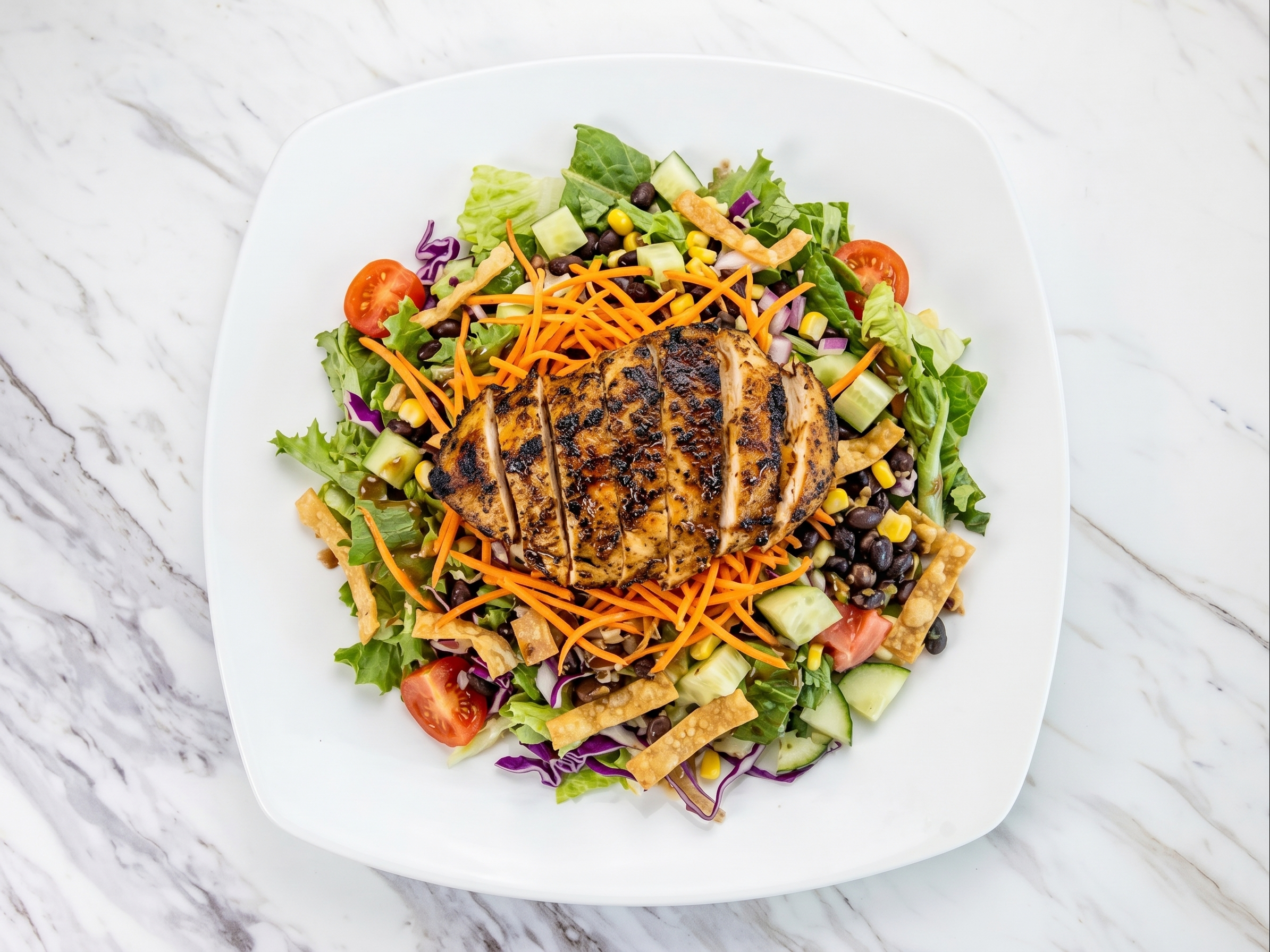 Grilled Asian Salmon Salad.