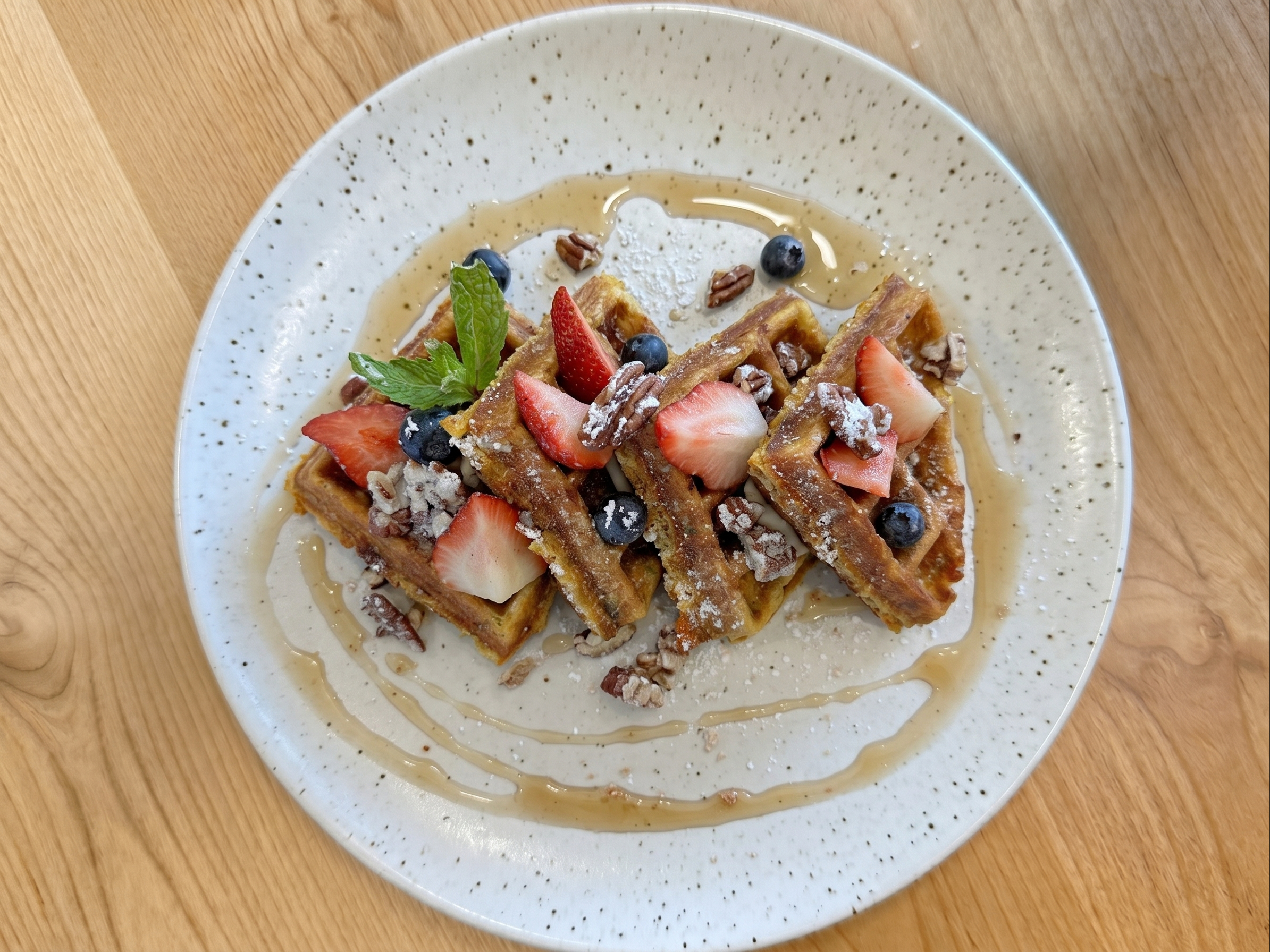 Carrot Waffle.