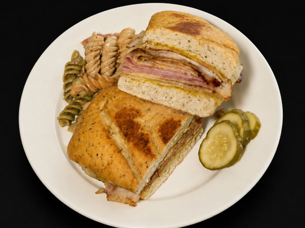 Turkey Cuban Panini.