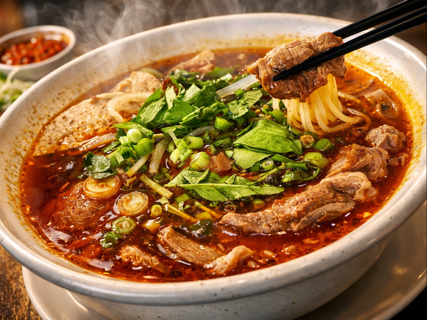 Spicy Beef Soup / Bun Bo Hue.