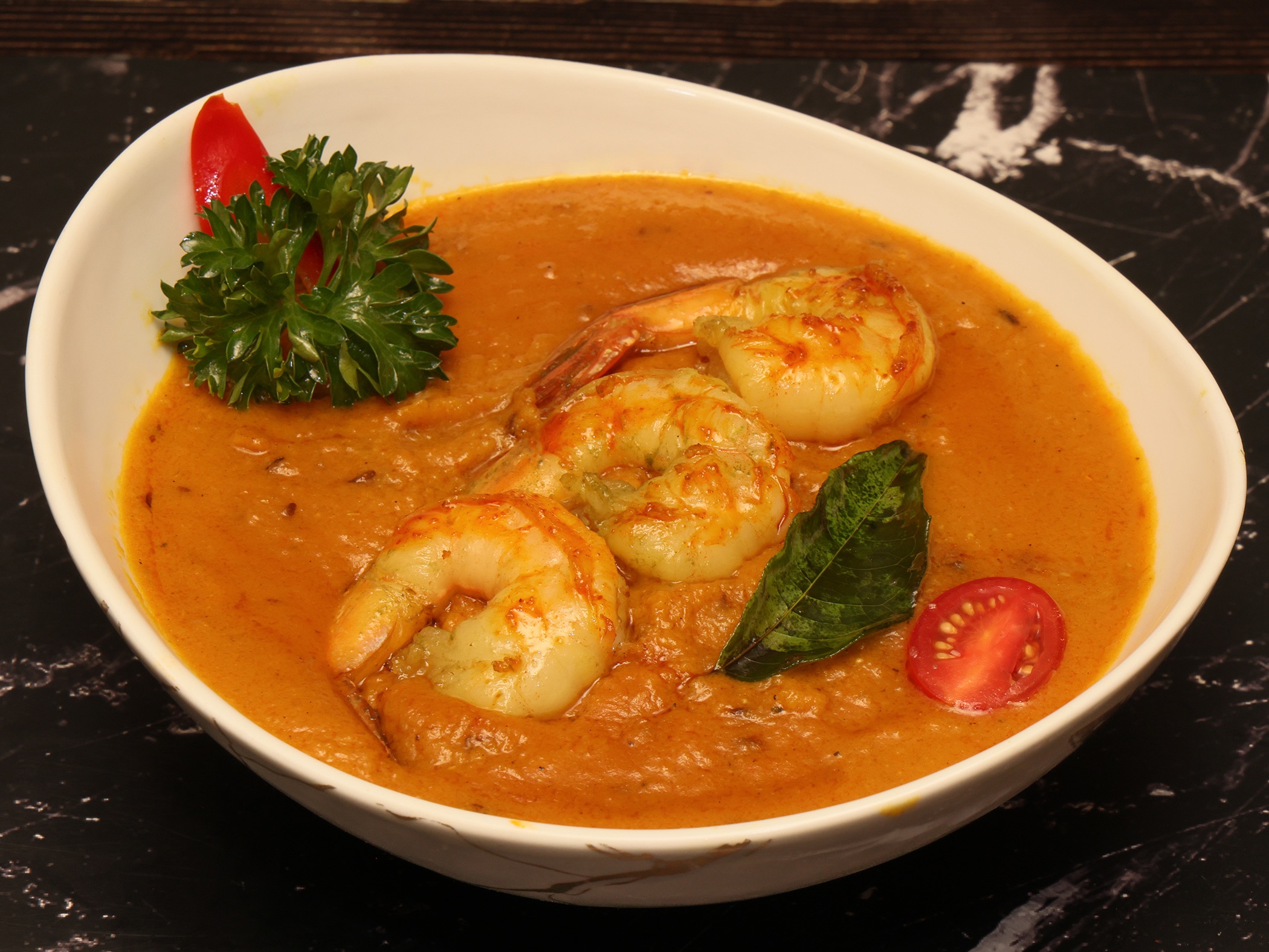 SHRIMP CURRY.
