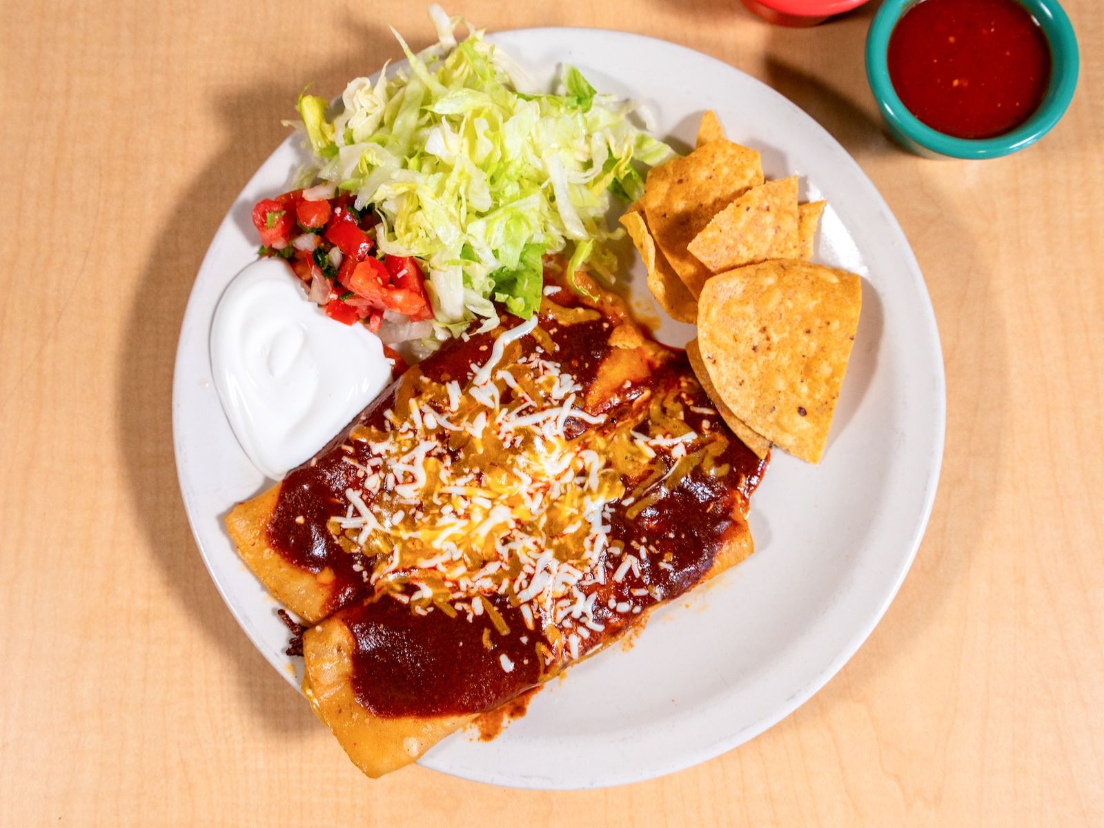 2 Cheese Enchiladas`.