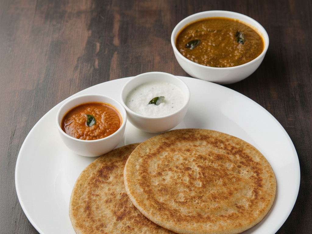 Kal Dosa with Salna.