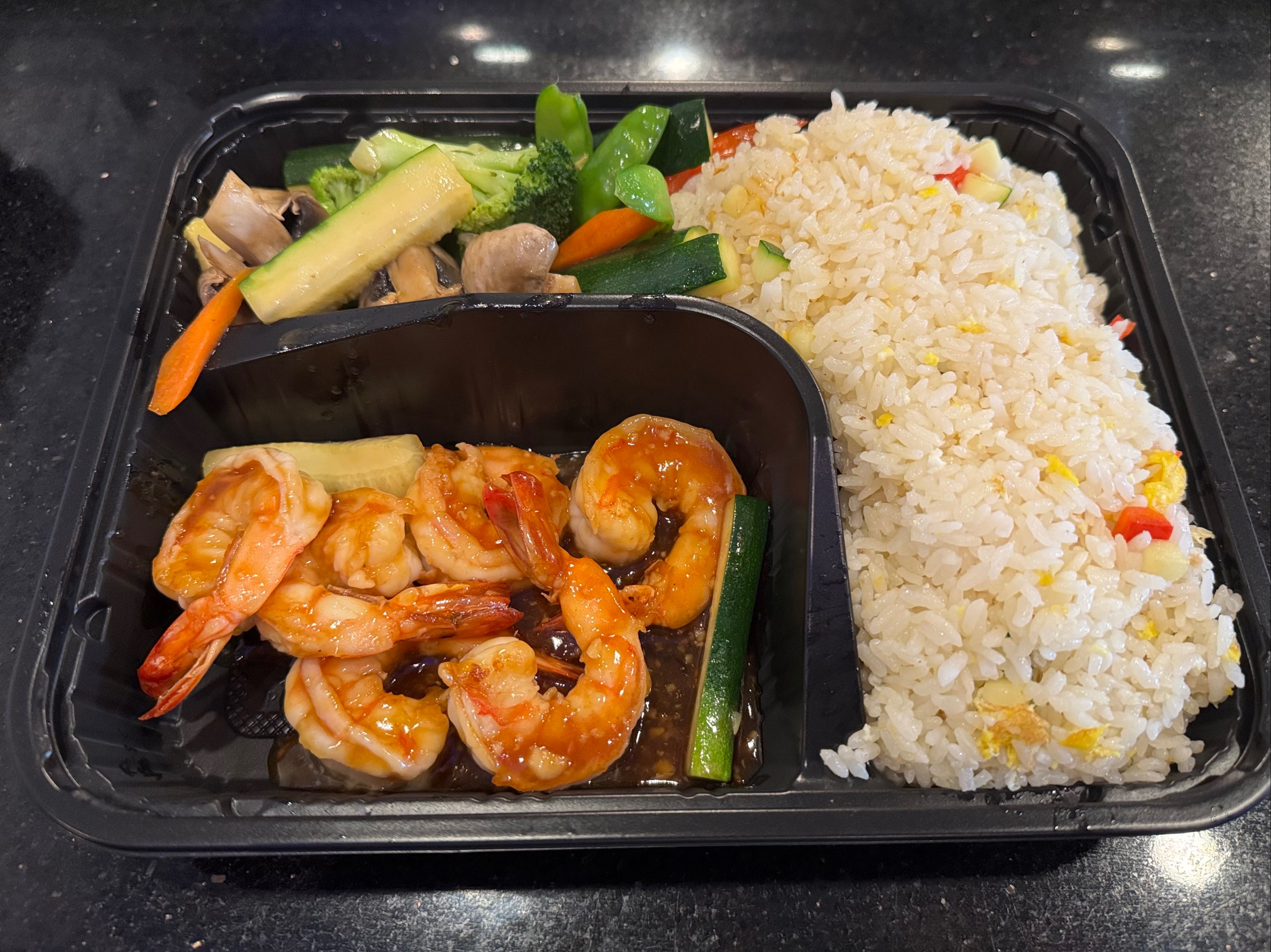 Hibachi Lunch Shrimp.