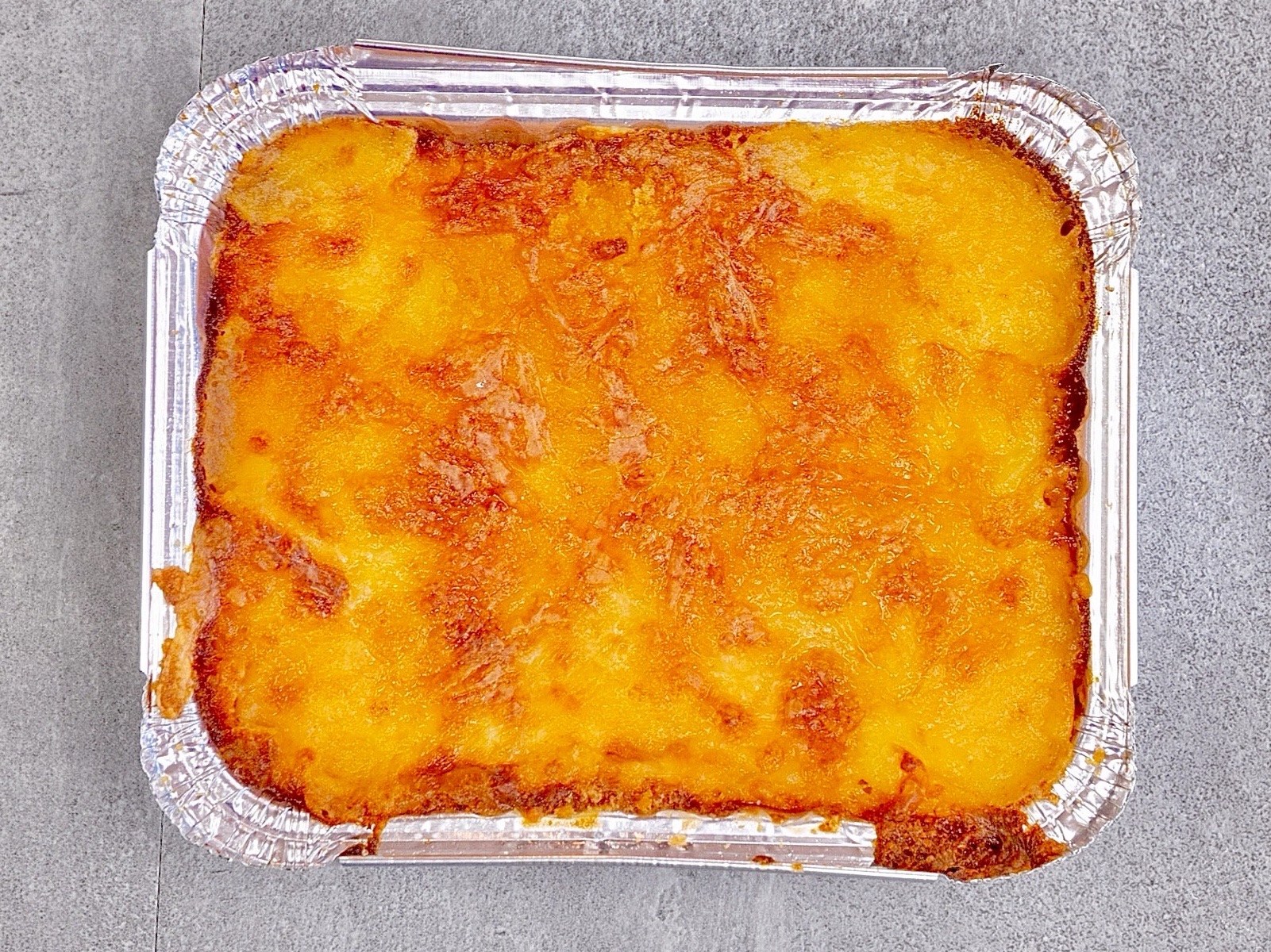 Homemade Baked Mac & Cheese.
