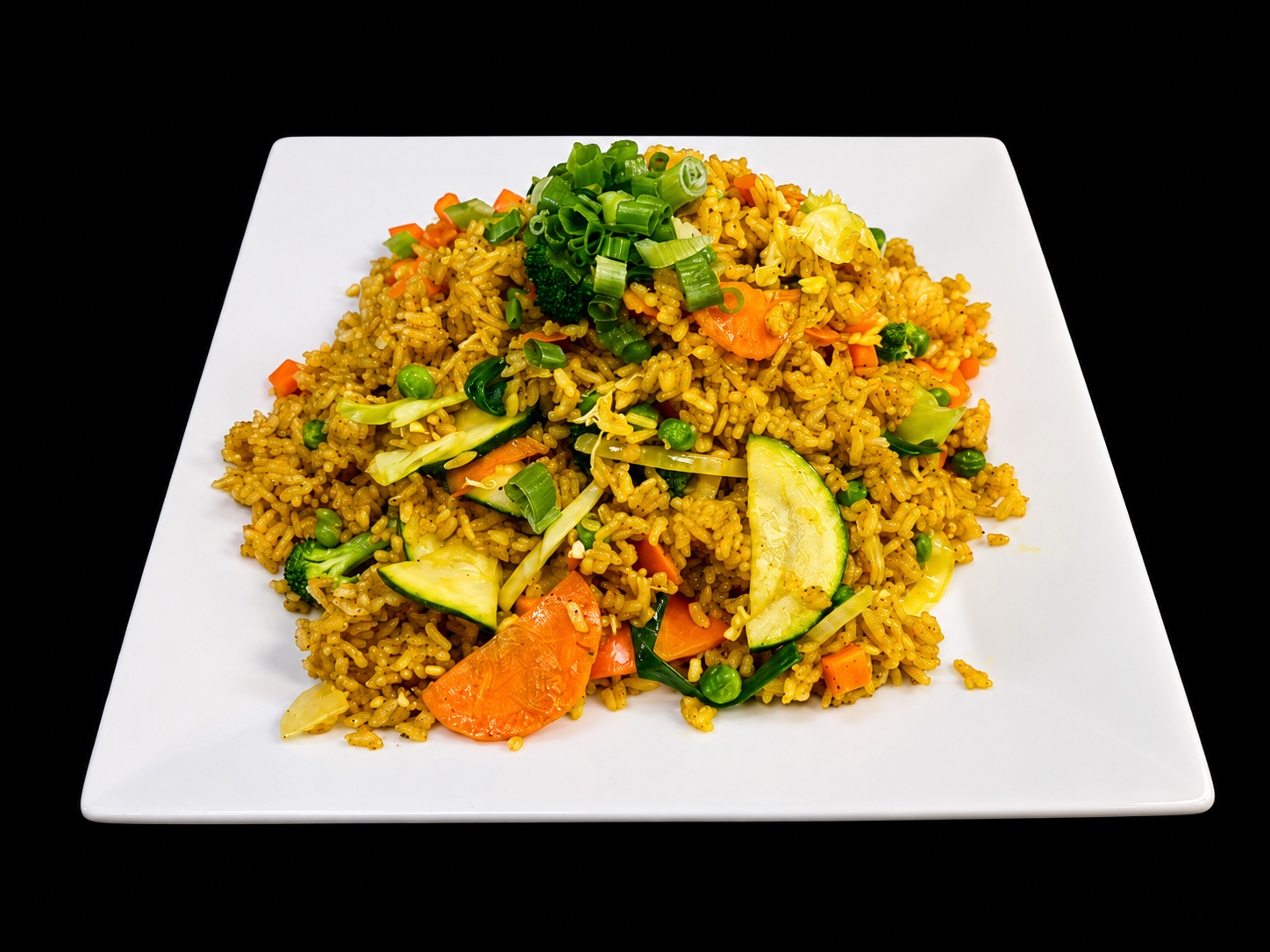Vegetable Curry Fried Rice.