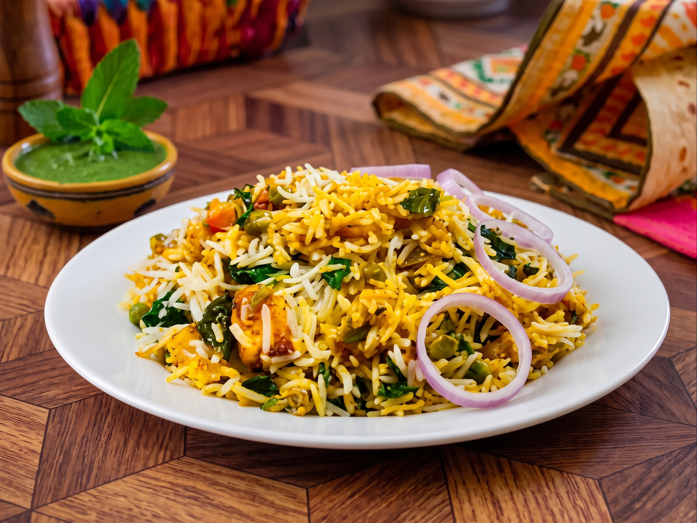 Vegetable Biryani.