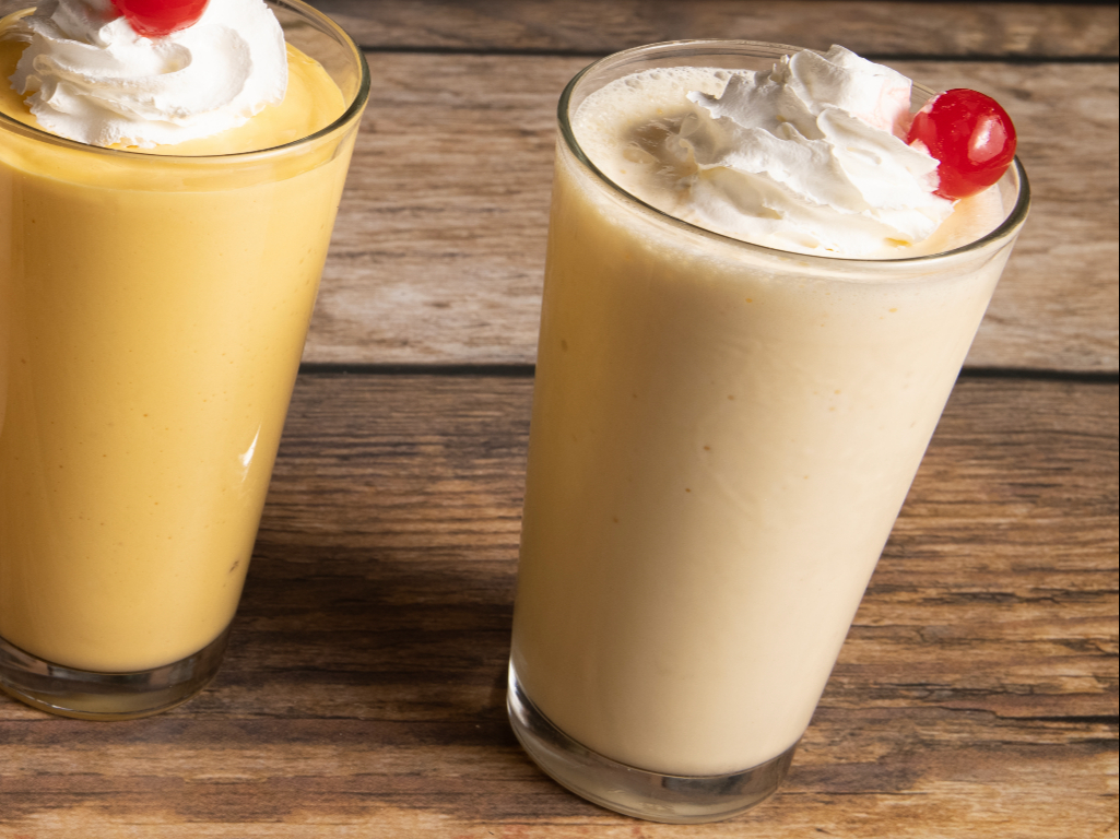 Vanilla milkshake.
