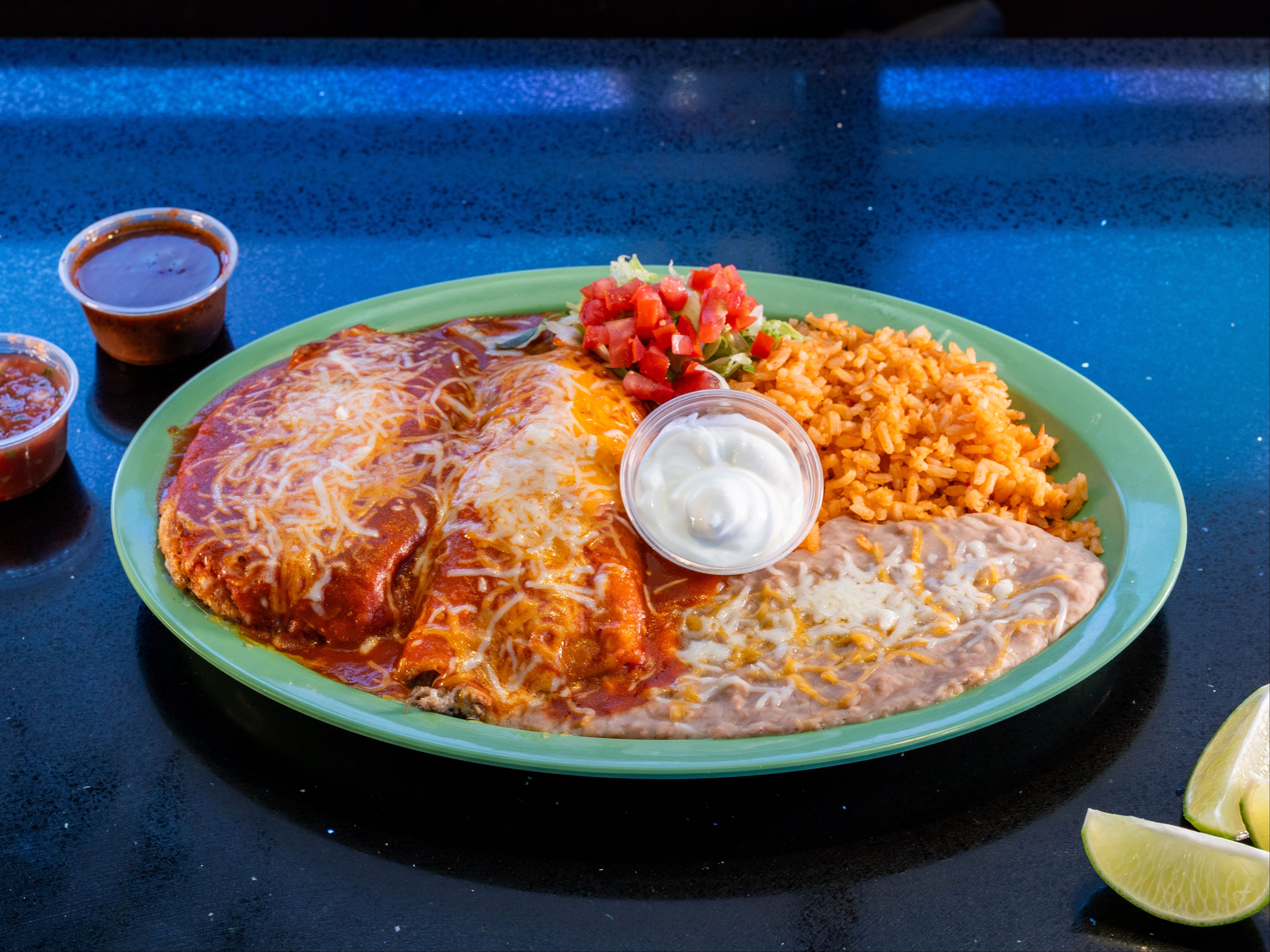 #12 1 Chile Relleno/1 Enchilada Plate.