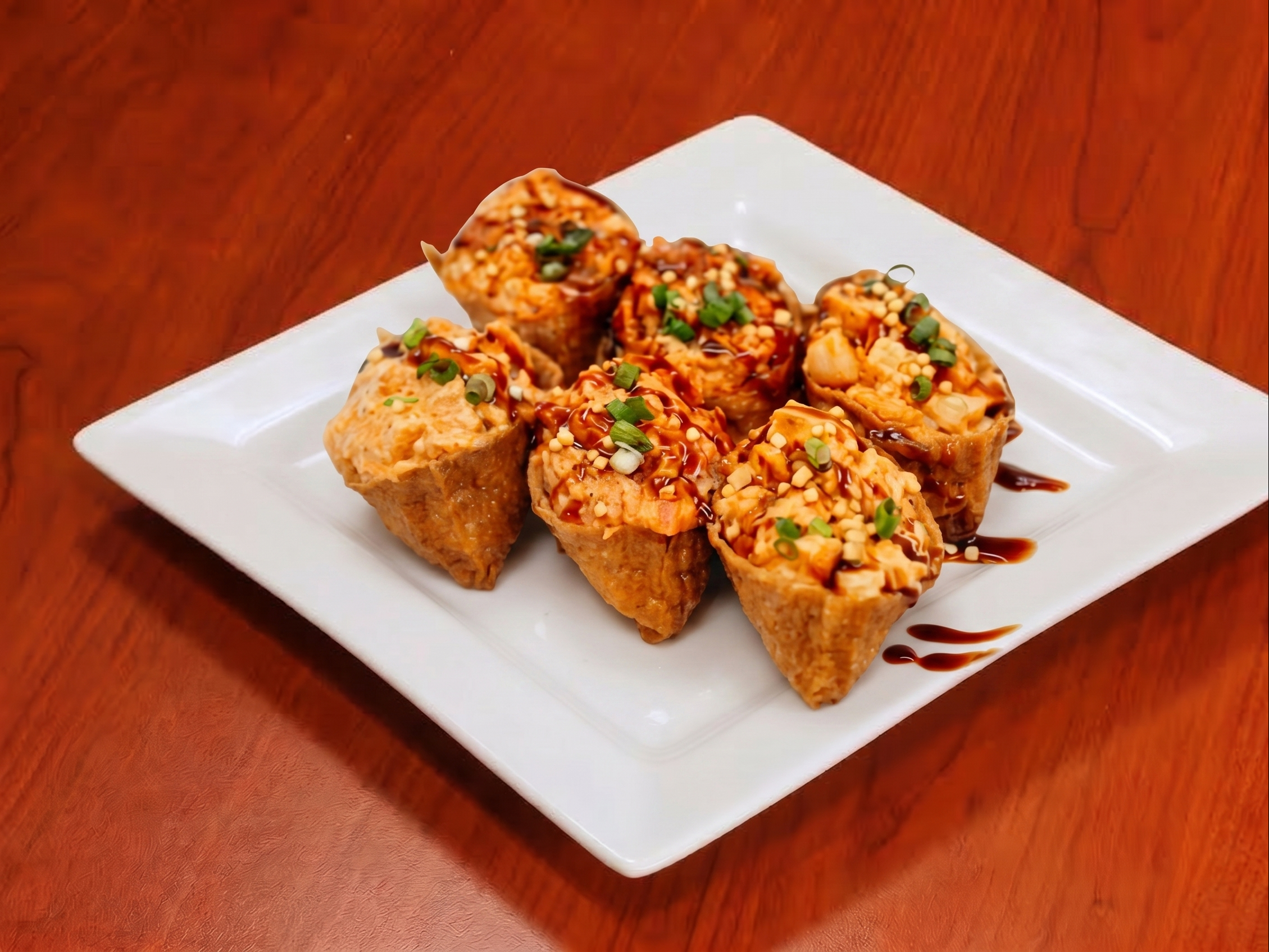 6pcs Spicy Ahi Bombs.