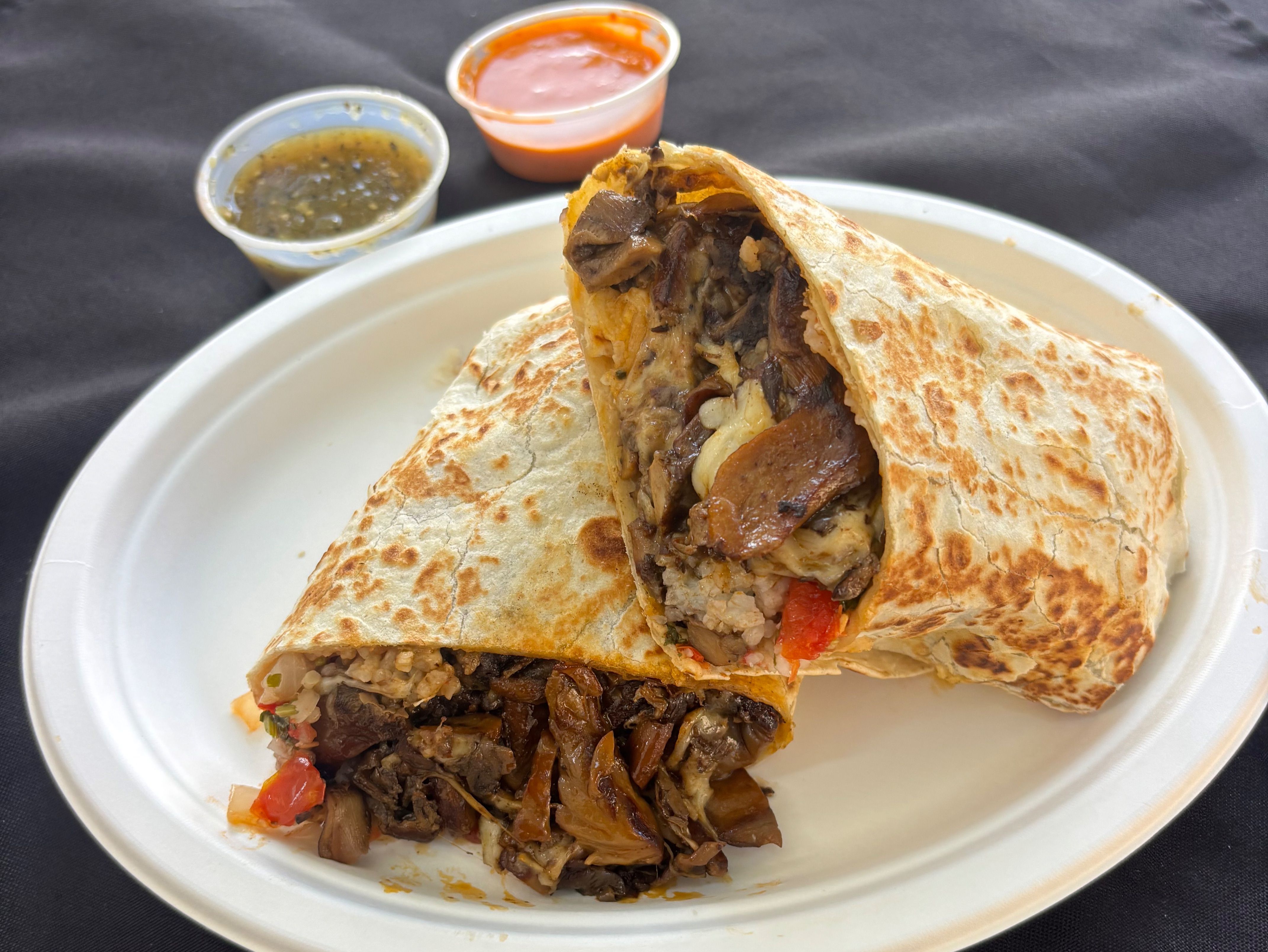 Oyster-Mushroom  Burrito