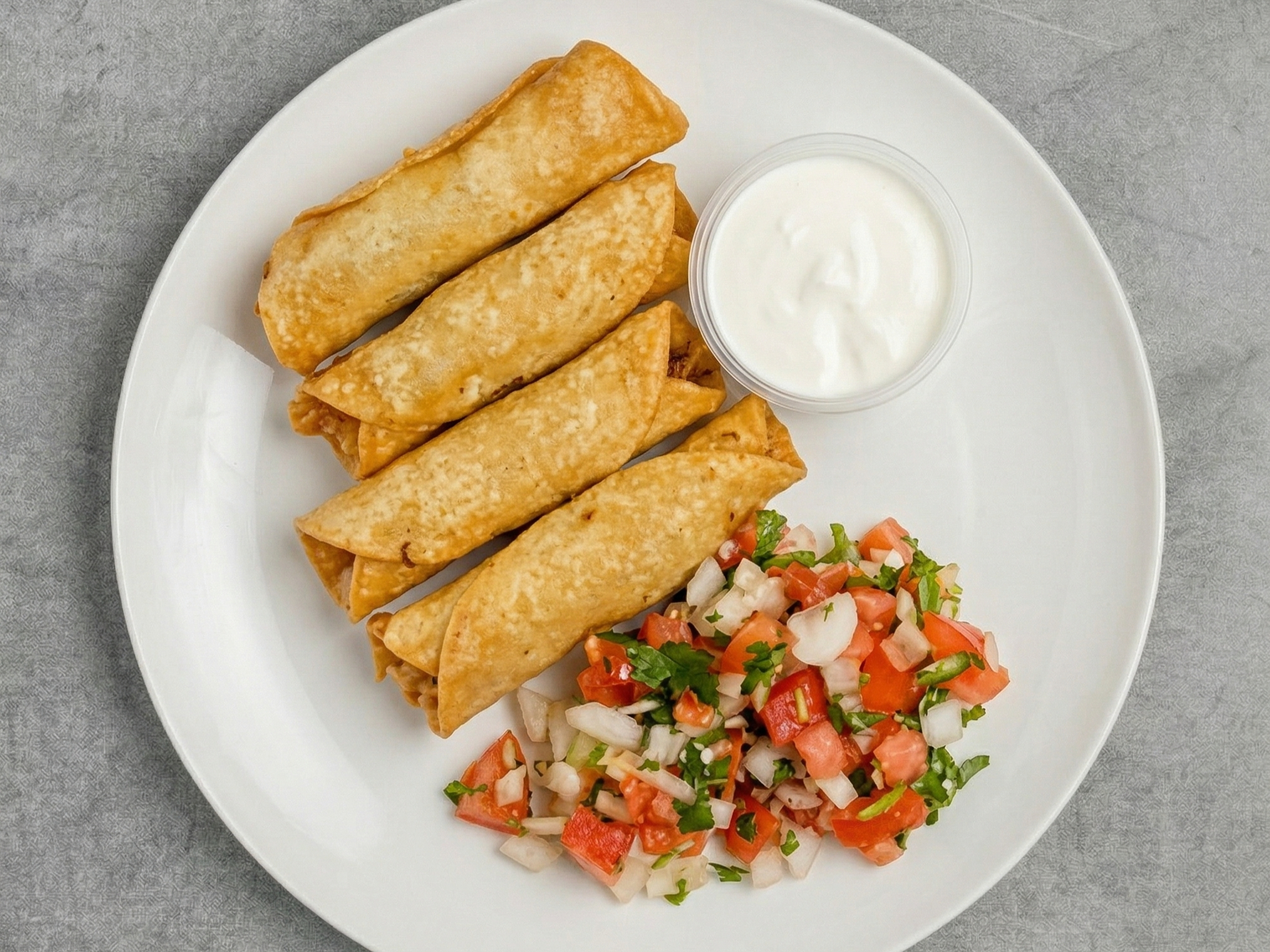 Tray Flautas de Pollo