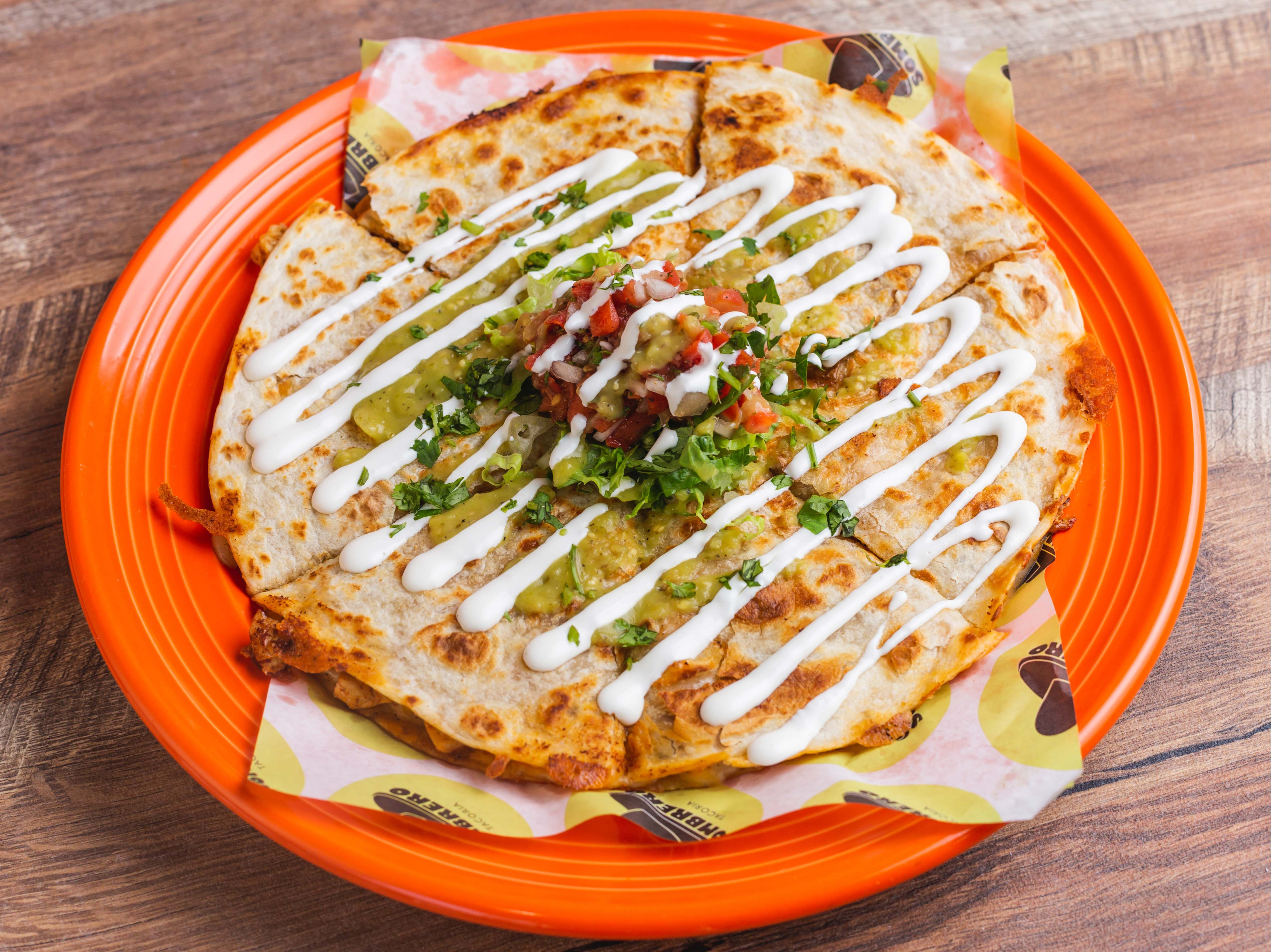 Al Pastor Quesadilla.