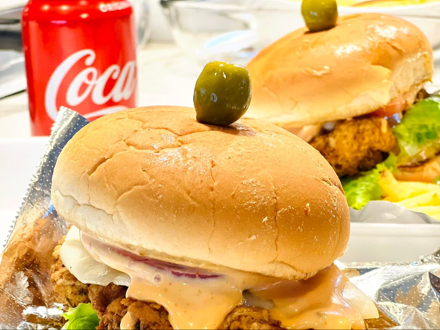 Spicy Crispy Chicken Burger.