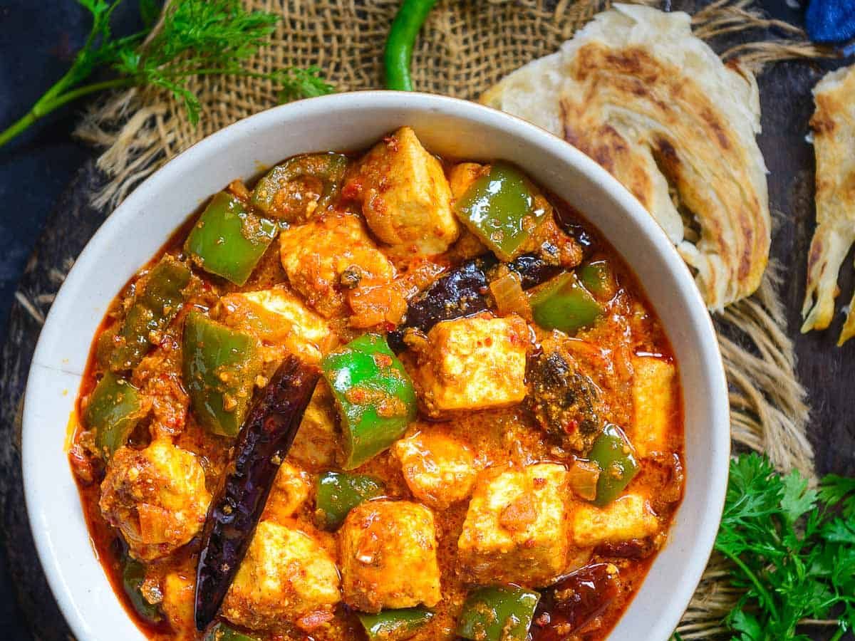Kadhai Paneer.