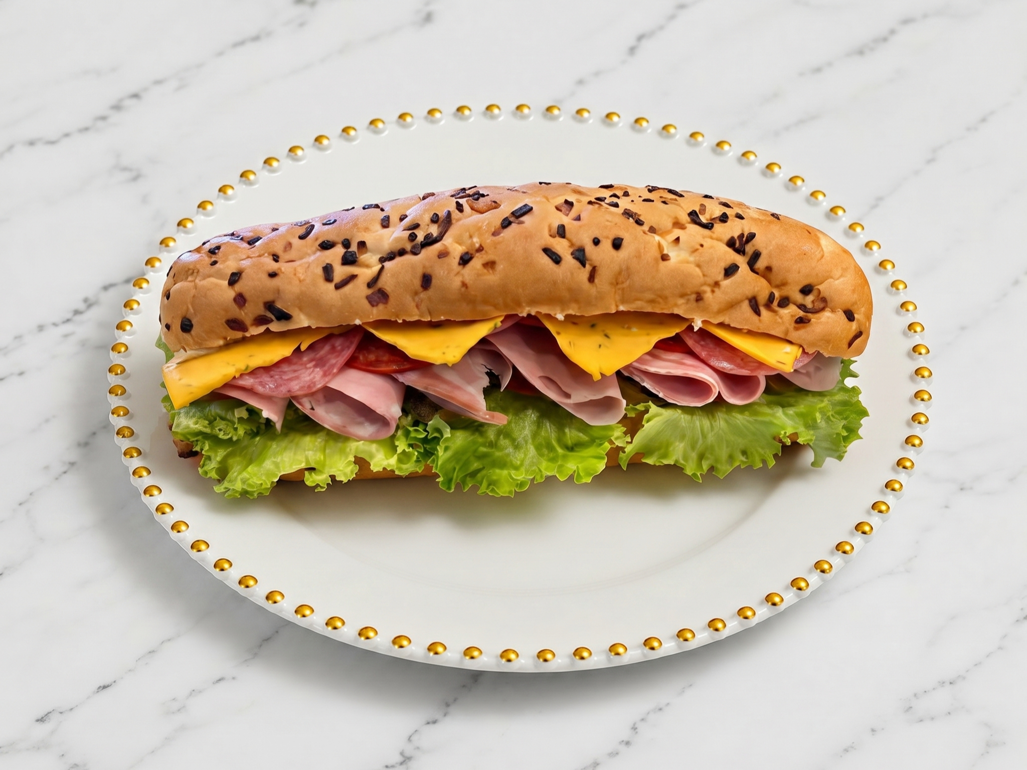 The Zesty Italiano Sandwich.