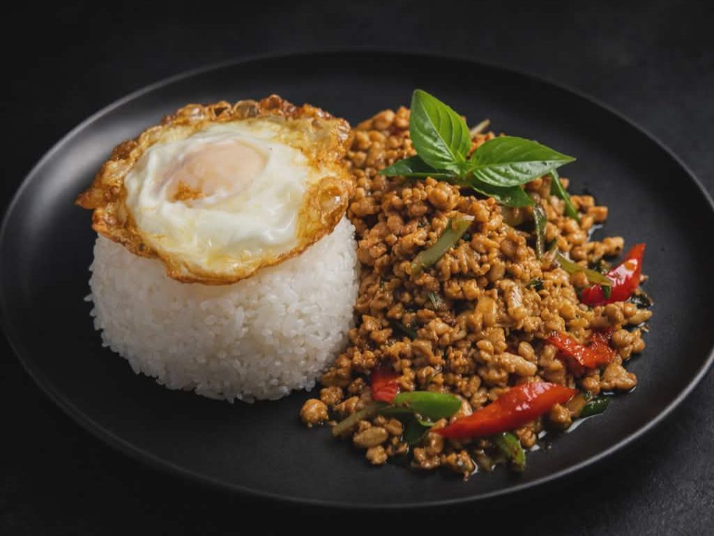 Minced Chicken Basil.