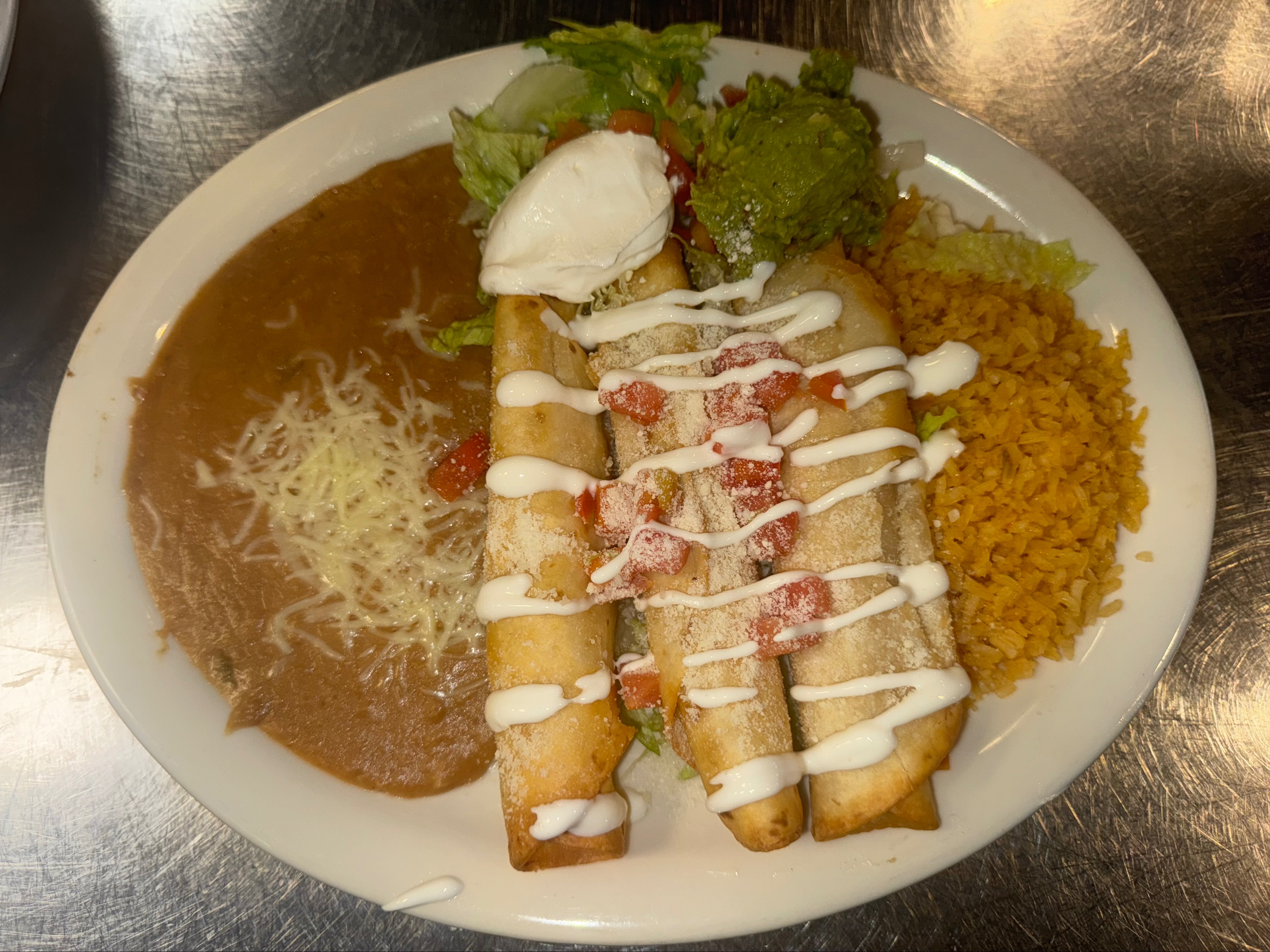 Chicken Flauta.